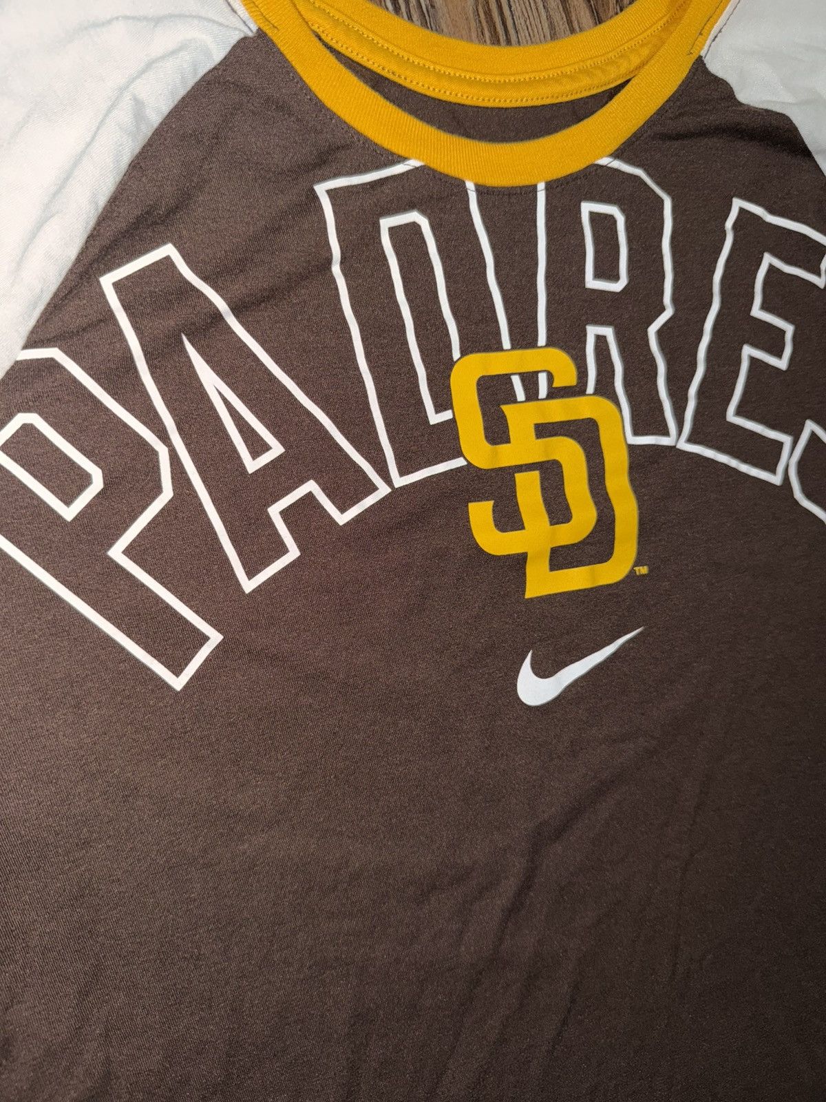 Nike San Diego Padres MLB the Nike tee long sleeve shirt brown 2X Size US XXL / EU 58 / 5 - 3 Thumbnail
