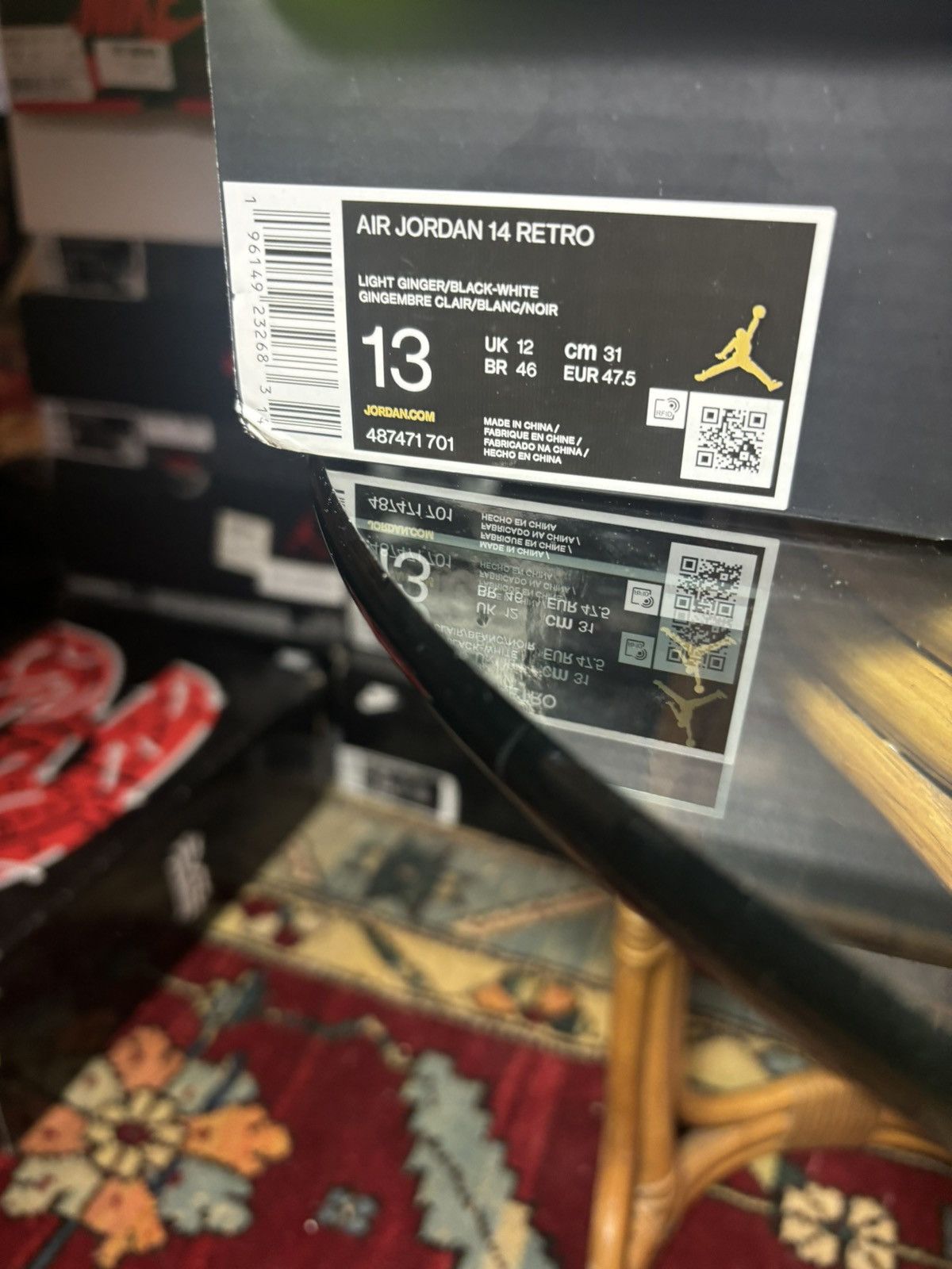 Jordan Brand Jordan 14 ginger size 13 used Size US 13 / EU 46 - 8 Thumbnail
