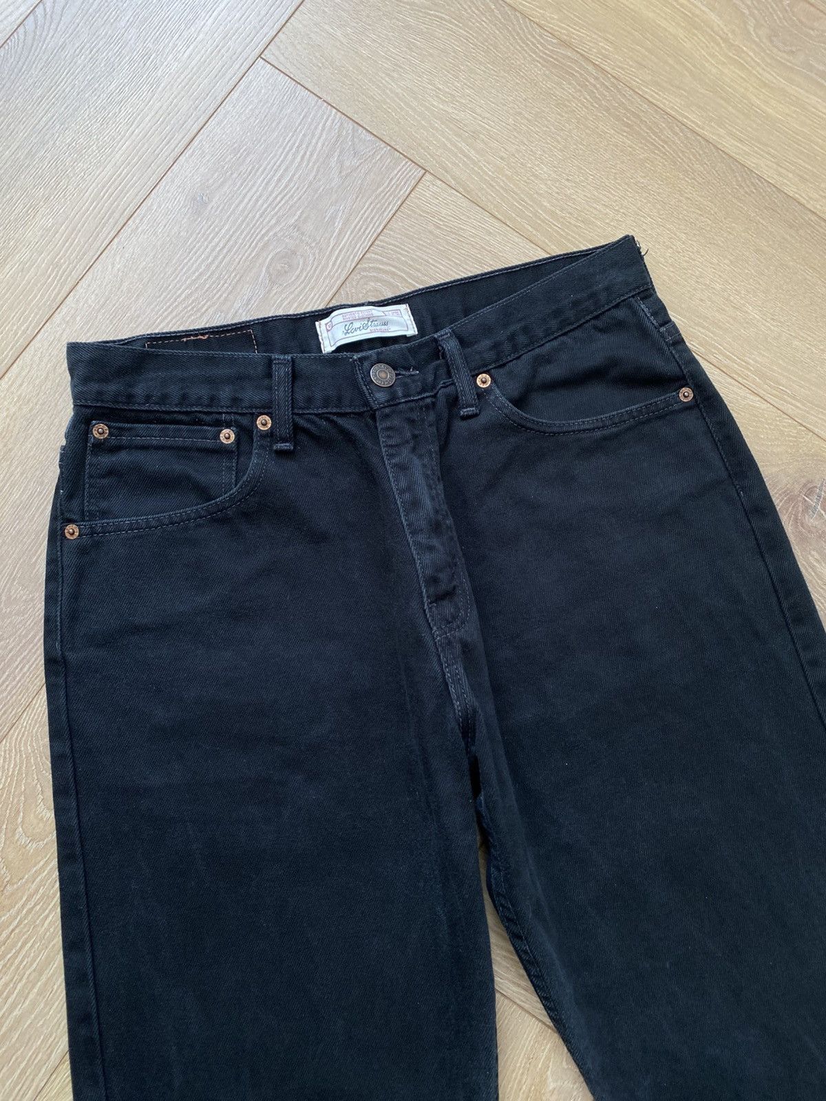 Levi's × Vintage Levi’s Vintage Y2k Black Denim Jeans Trousers Pants Straight Size US 32 / EU 48 - 7 Thumbnail