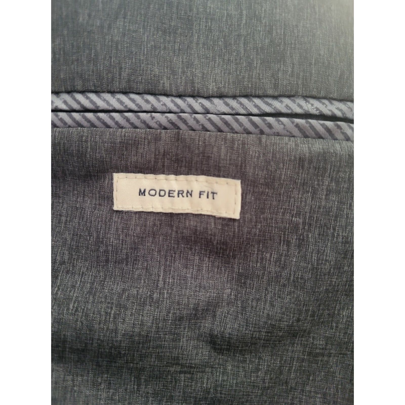 Joseph Abboud Joseph Abboud Sport Coat Men 48R Gray Check Wool Peak Lapel Jacket Blazer Size 48R - 7 Thumbnail