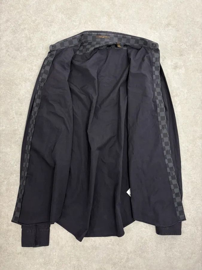 Louis Vuitton Louis Vuitton Black Monogrammed Shirt Size US M / EU 48-50 / 2 - 7 Thumbnail