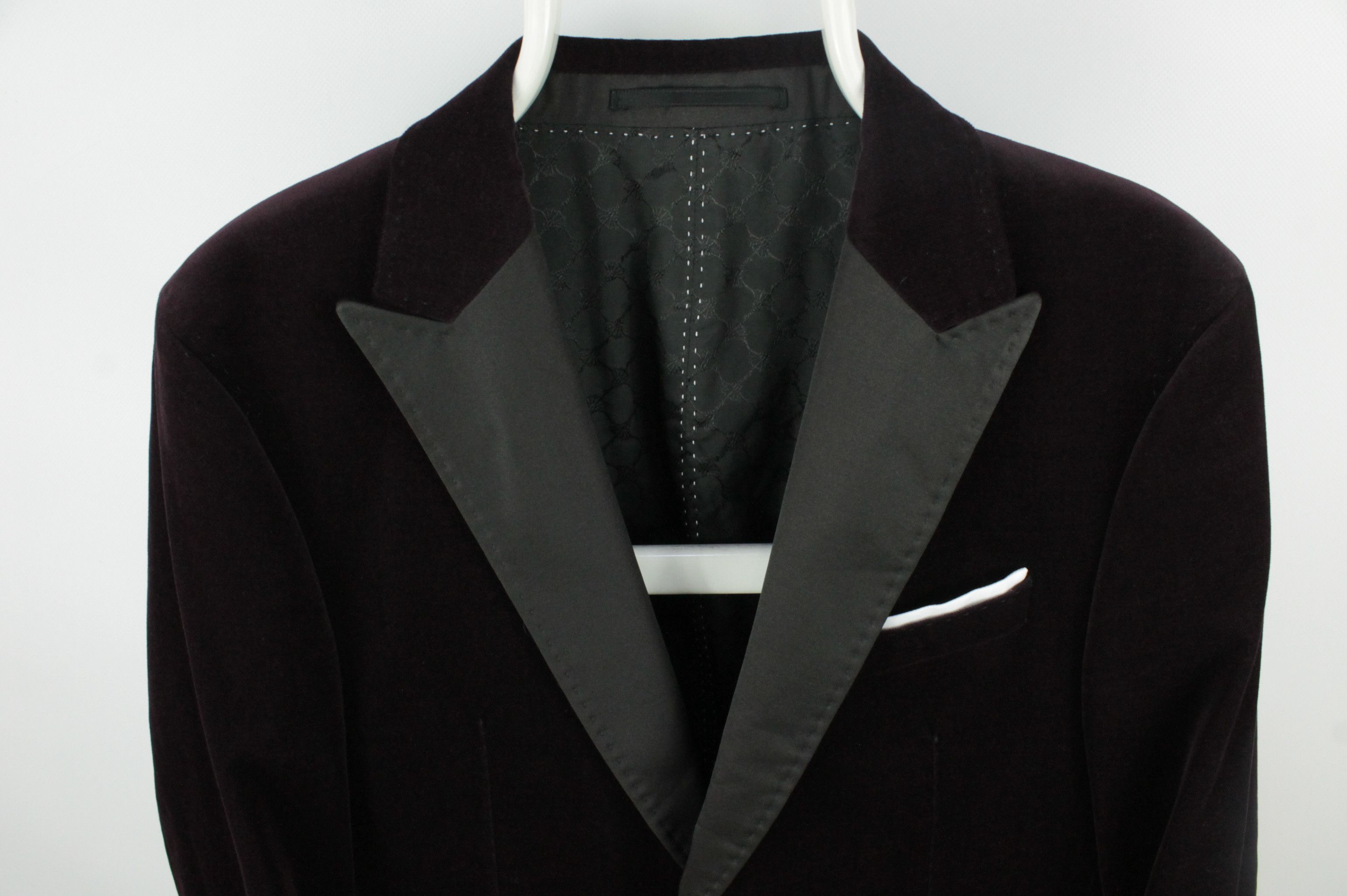 Joop! Joop! Slim Fit Velvet Hilarious Bordeux Blazer Jacket Size US M / EU 48-50 / 2 - 4 Thumbnail