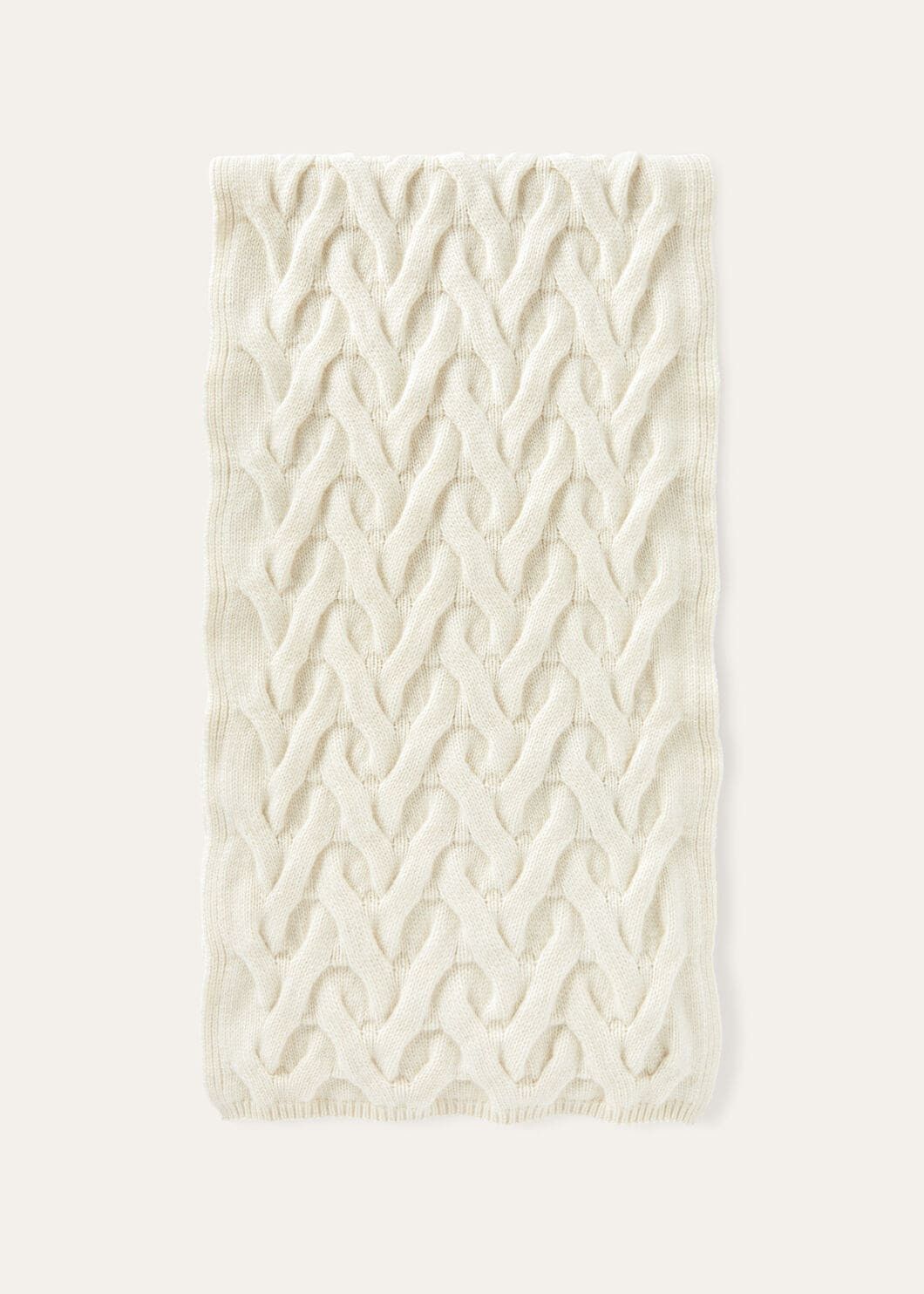 Loro Piana o1w1db10725 FAO4522 Size: OS / Cocooning Scarf in White Size ONE SIZE - 1 Thumbnail