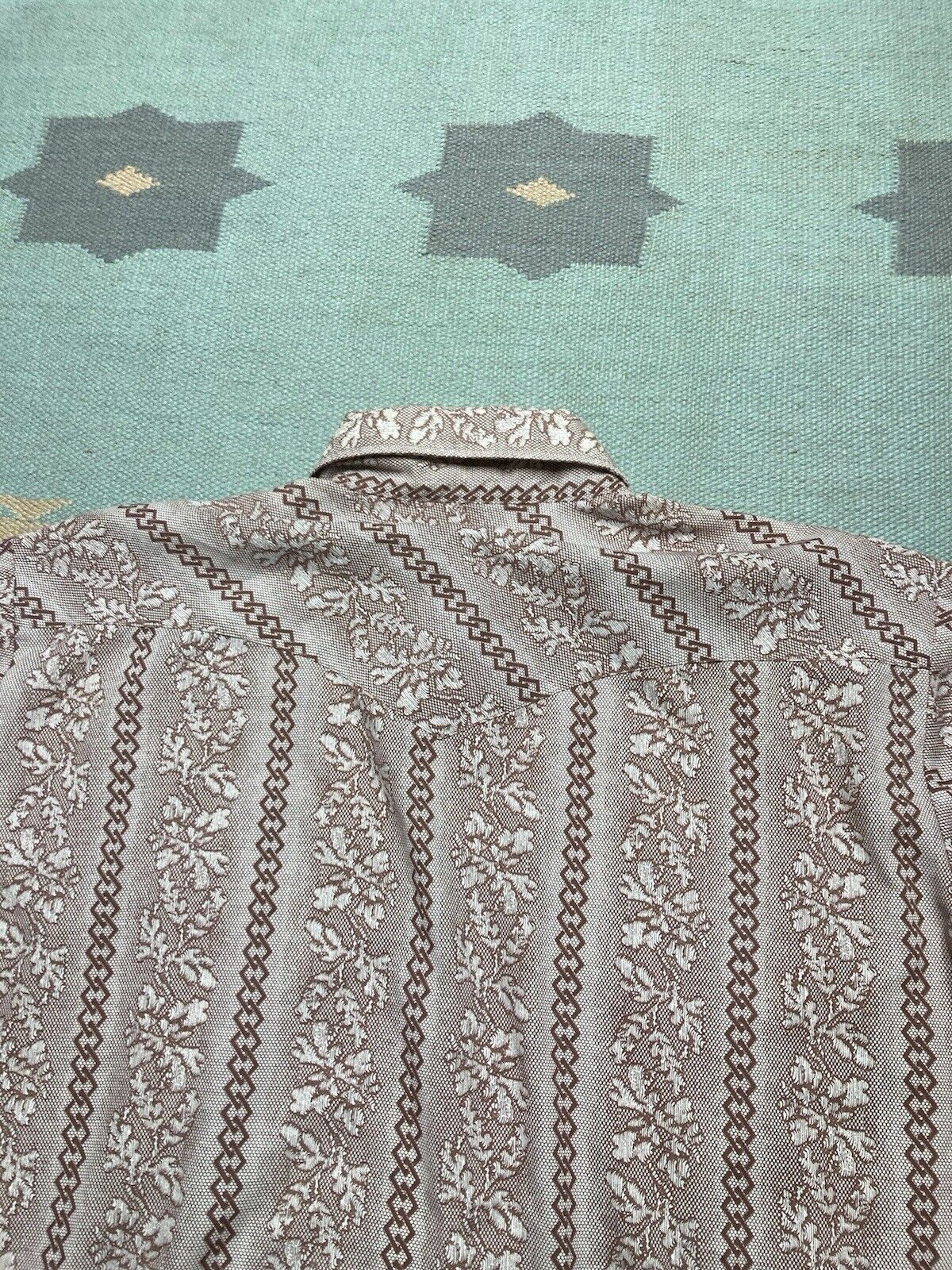 Vintage VTG Chute #1 Pearl snap shirt floral western wear cowboy XXL Size US XXL / EU 58 / 5 - 7 Thumbnail