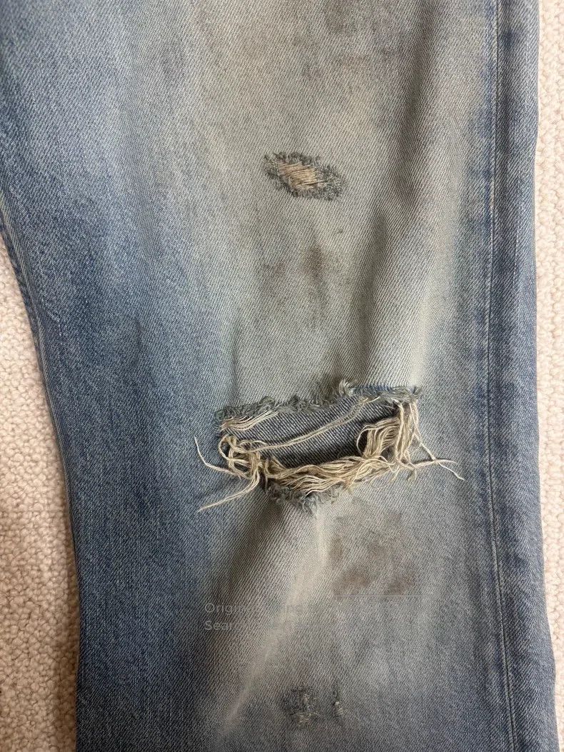 Acne Studios Acne Studios Mud Dyed Ripped Denim Jeans Size US 31 - 4 Thumbnail