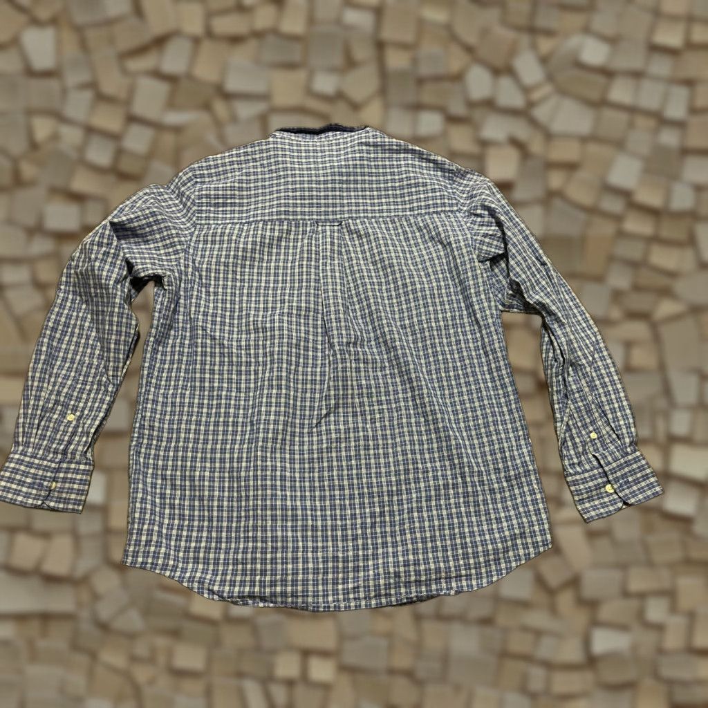 Chaps Chaps Shirt Men’s Size Medium Blue White Plaid Button Down Easy Care Size US M / EU 48-50 / 2 - 1 Thumbnail