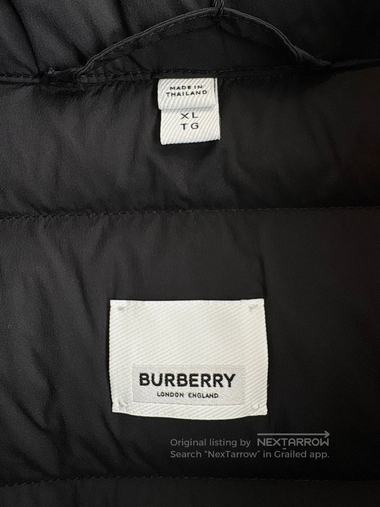 Burberry Burberry Black Down Jacket XL. Size US XL / EU 56 / 4 - 4 Thumbnail