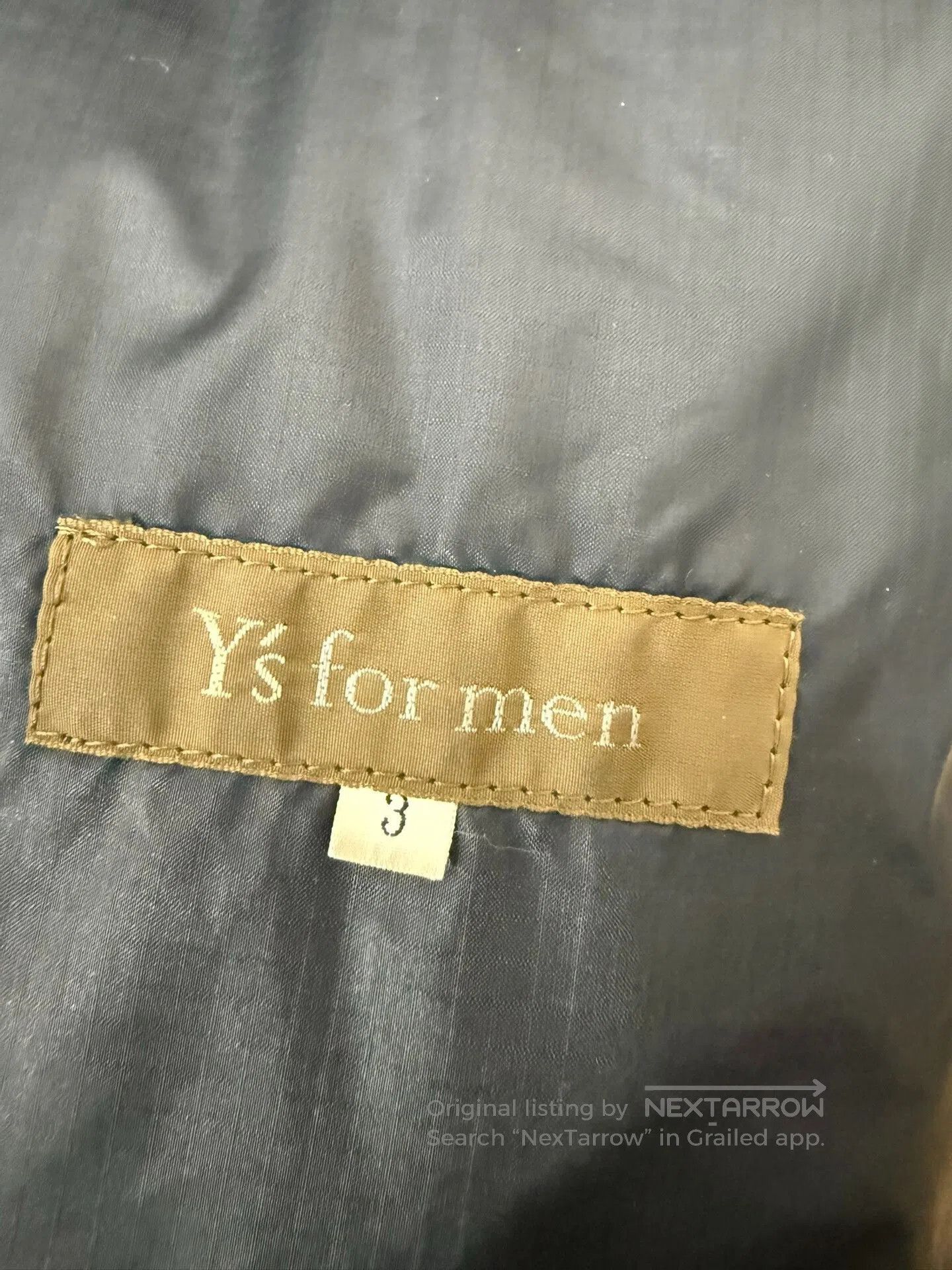 Yohji Yamamoto Yohji Yamamoto Y's Men's Waxed Cotton Jacket. Size US L / EU 52-54 / 3 - 6 Thumbnail