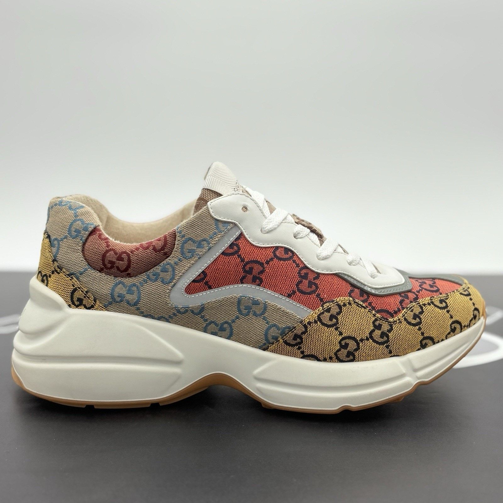 Gucci (9.5 US) Gucci Rhyton GG Web Print | SUPER CLEAN! Size US 9.5 / EU 42-43 - 2 Thumbnail