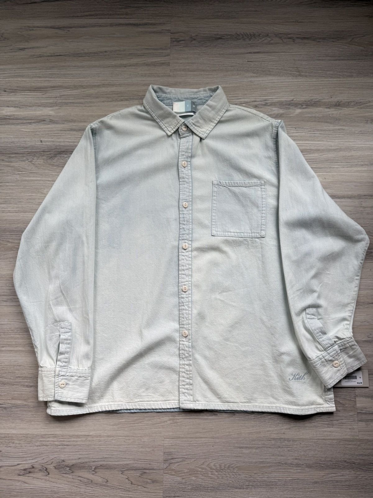 Kith Kith Ginza LT Indigo Button Down Size US XL / EU 56 / 4 - 3 Thumbnail