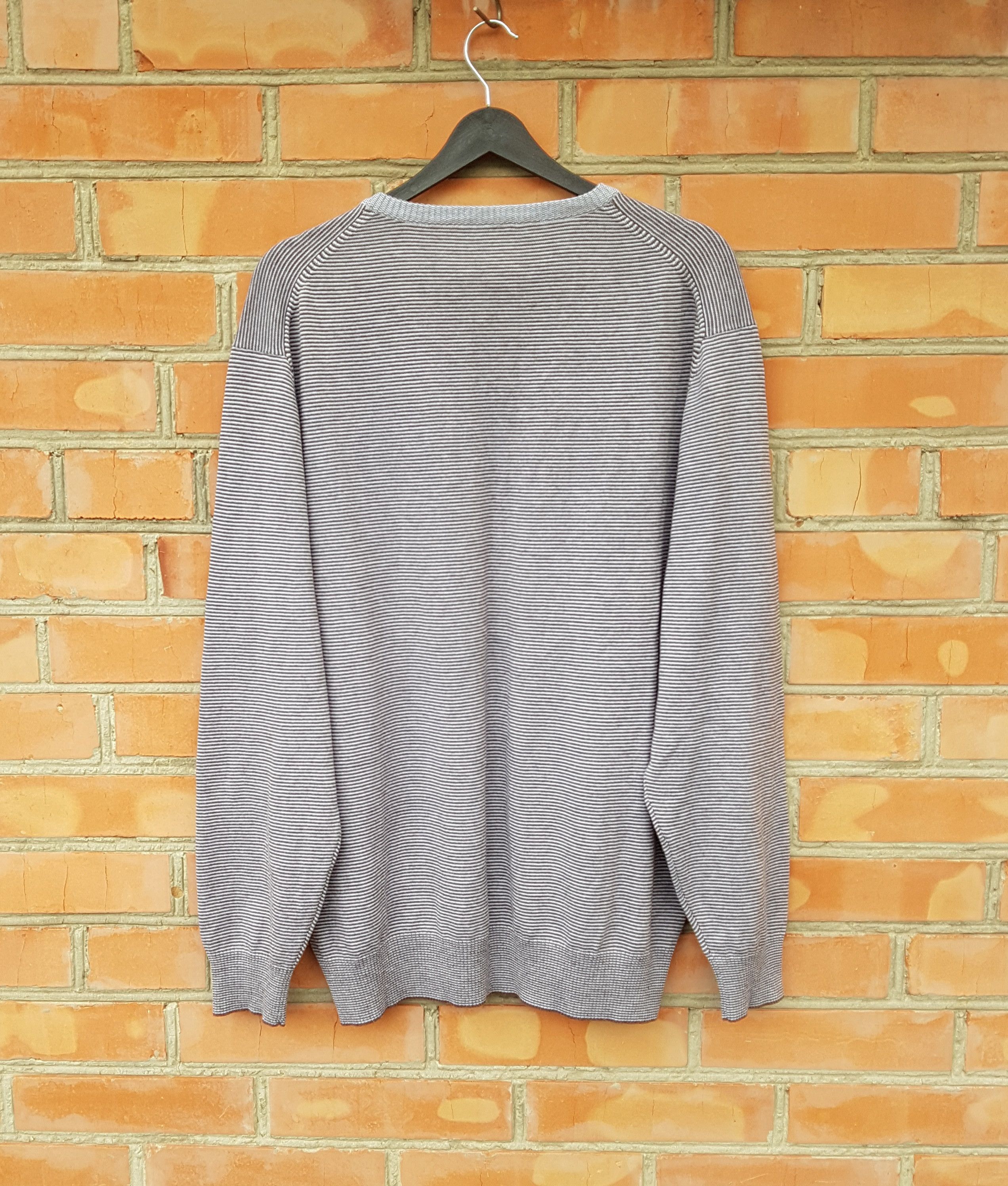 Balmain Balmain Vintage Men's Stripe V Neck Jumper Pullover sz XXL Size US XXL / EU 58 / 5 - 5 Thumbnail