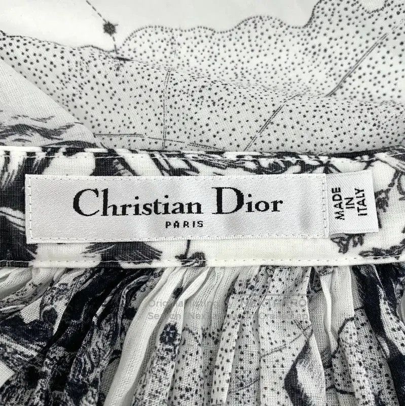 Dior Dior Color-Block Cotton Women's Skirt . Size 22" - 4 Thumbnail