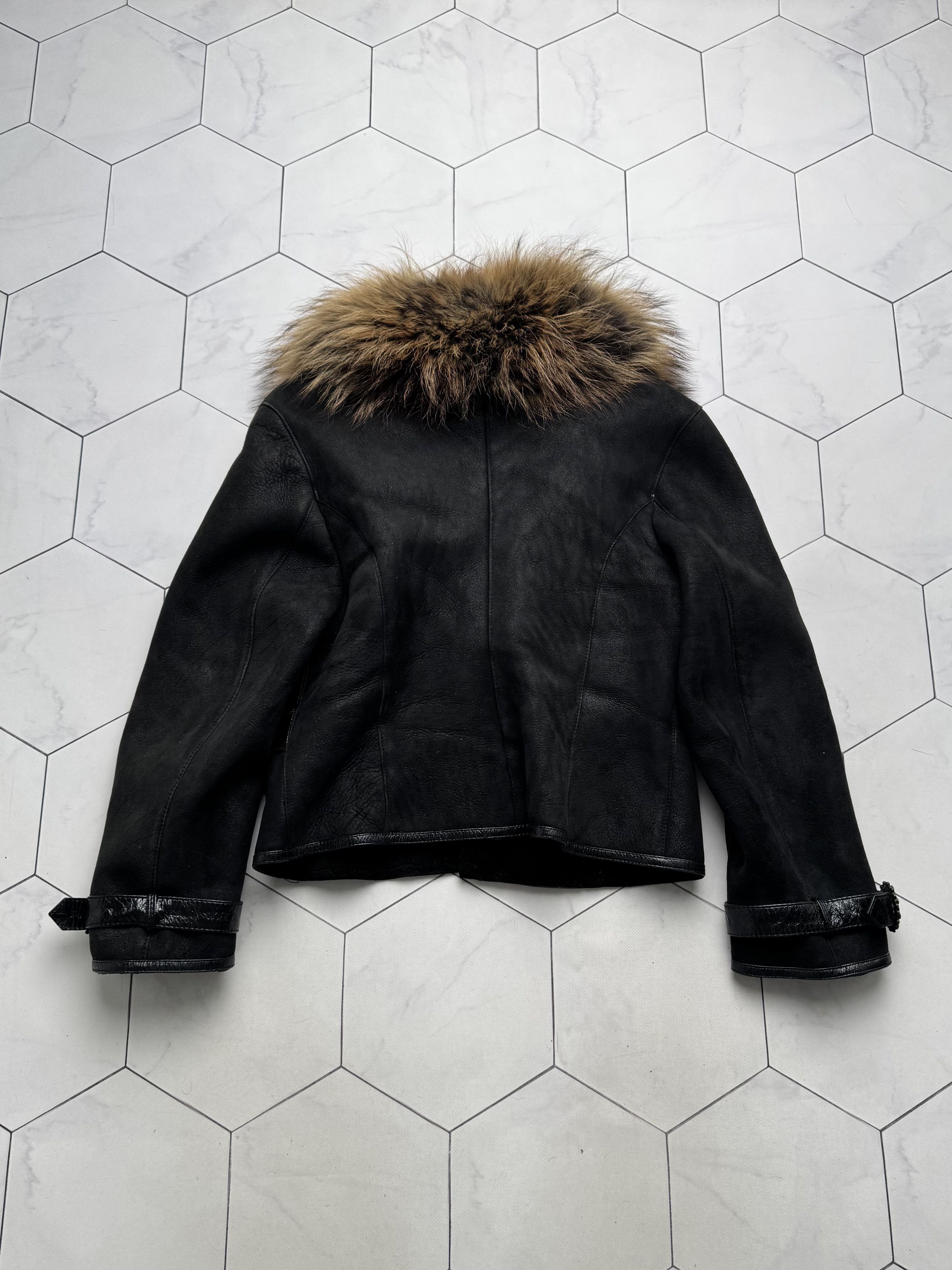 Vintage Vintage Cropped Real Sheepskin Jacket (B550)E2D15 Size L / US 10 / IT 46 - 14 Thumbnail