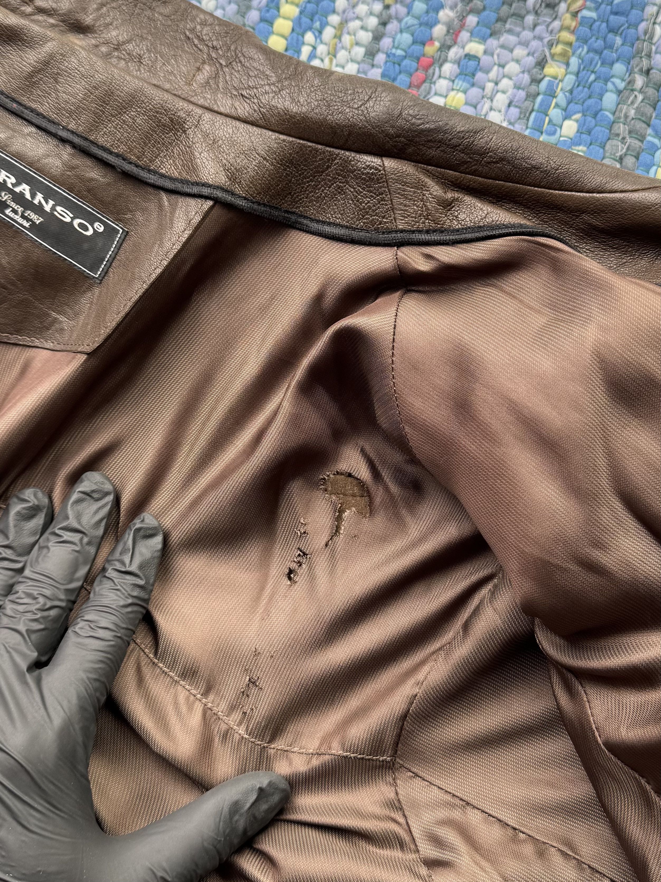 Vintage Vintage Leather Jacket A693D15(340) Size US XL / EU 56 / 4 - 7 Thumbnail
