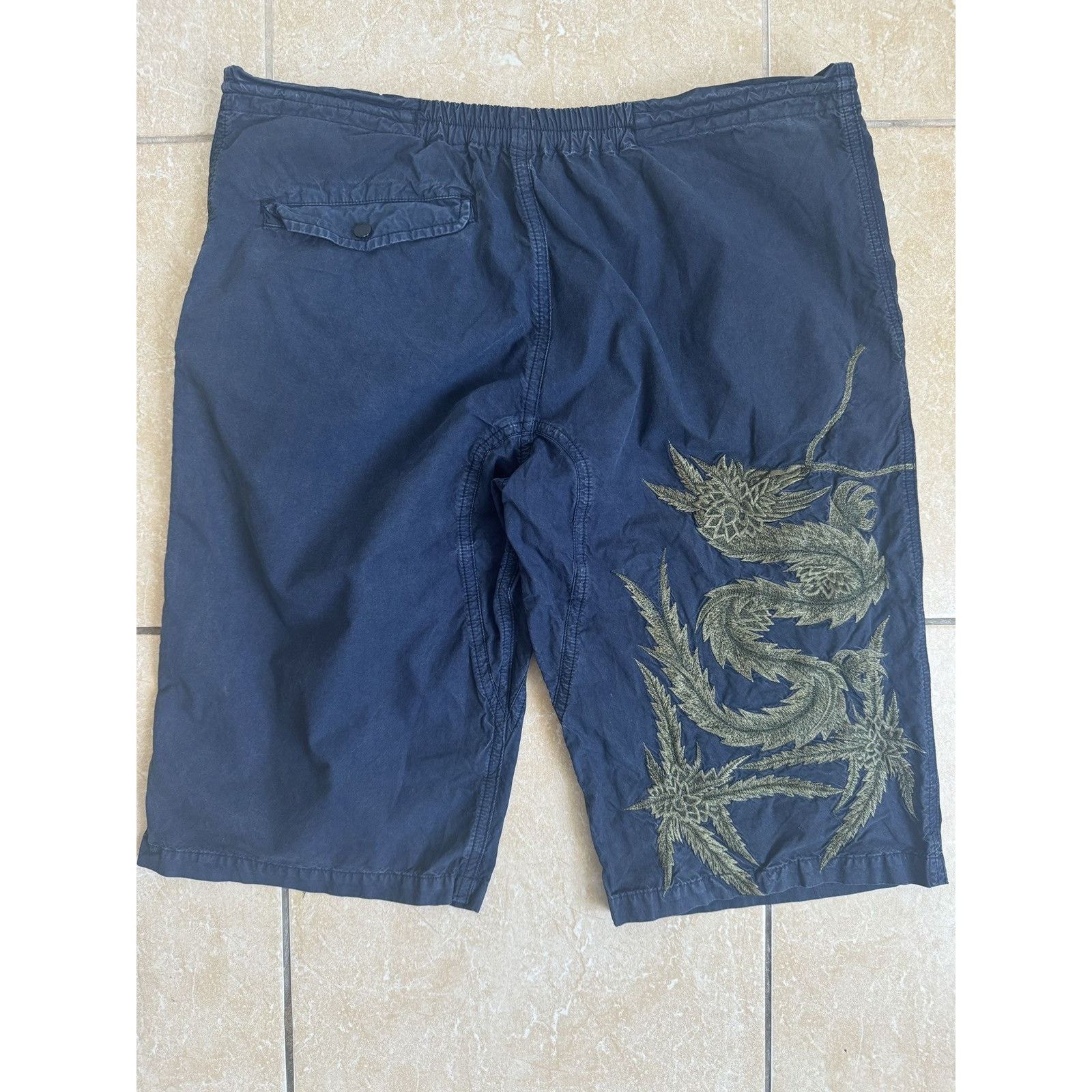Maharishi Vintage Maharishi Embroidered shorts Size US 30 / EU 46 - 10 Thumbnail
