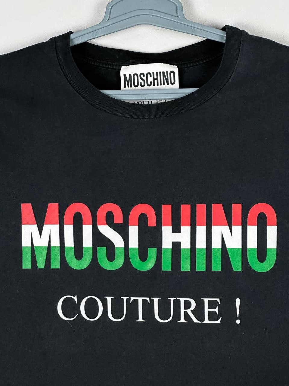 Moschino Moschino Italy Big Logo Luxury T Shirt Size US M / EU 48-50 / 2 - 4 Thumbnail