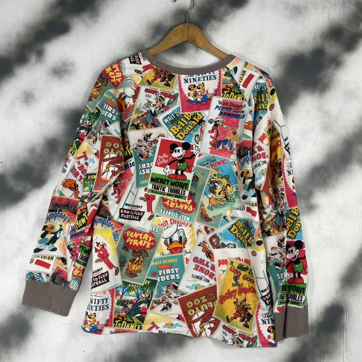 Mickey Mouse Vintage Mickey Mouse All over Print Sweater Size US L / EU 52-54 / 3 - 6 Thumbnail