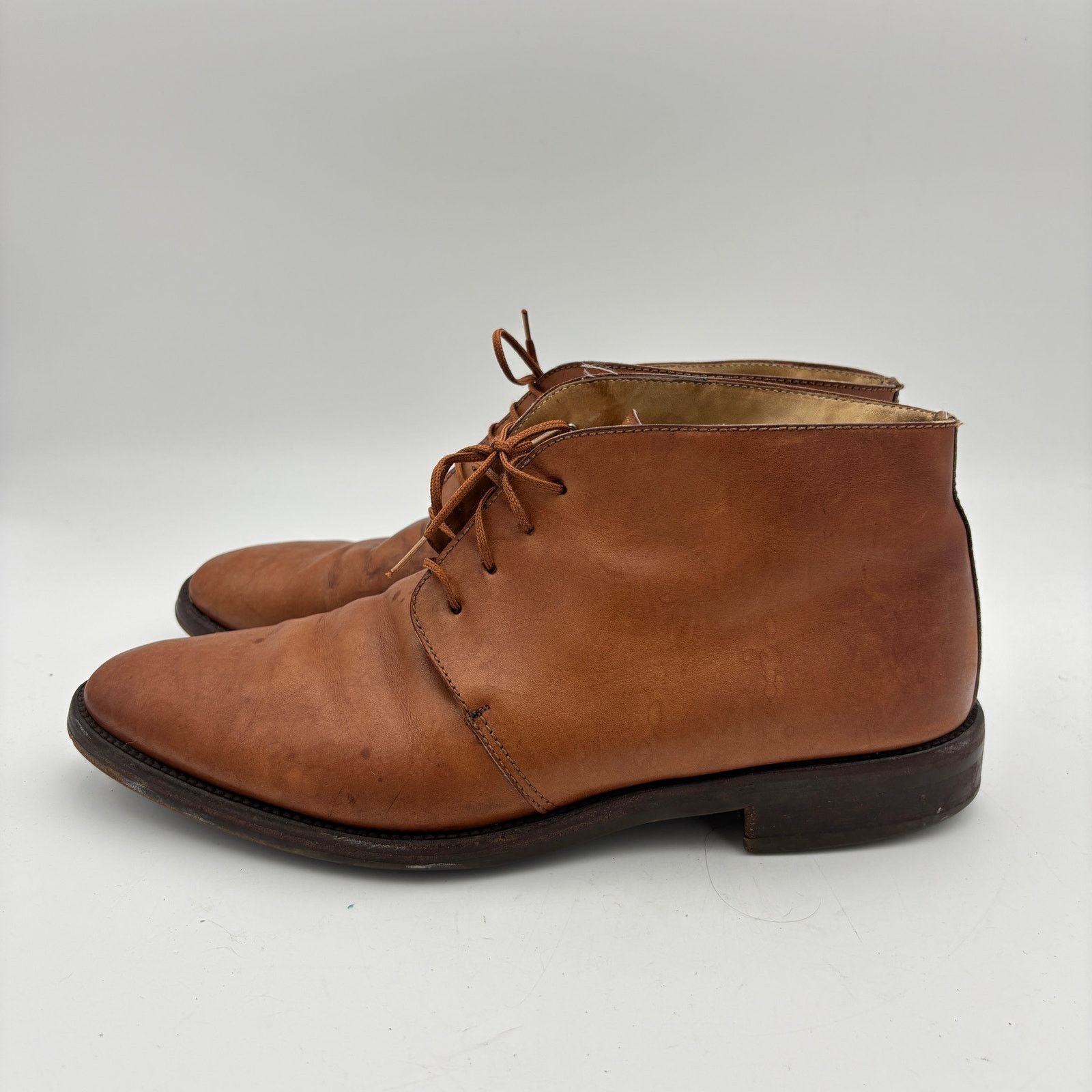 Gucci Gucci Brown Leather Desert Chukka Boots Men's 12D Size US 12 / EU 45 - 5 Thumbnail