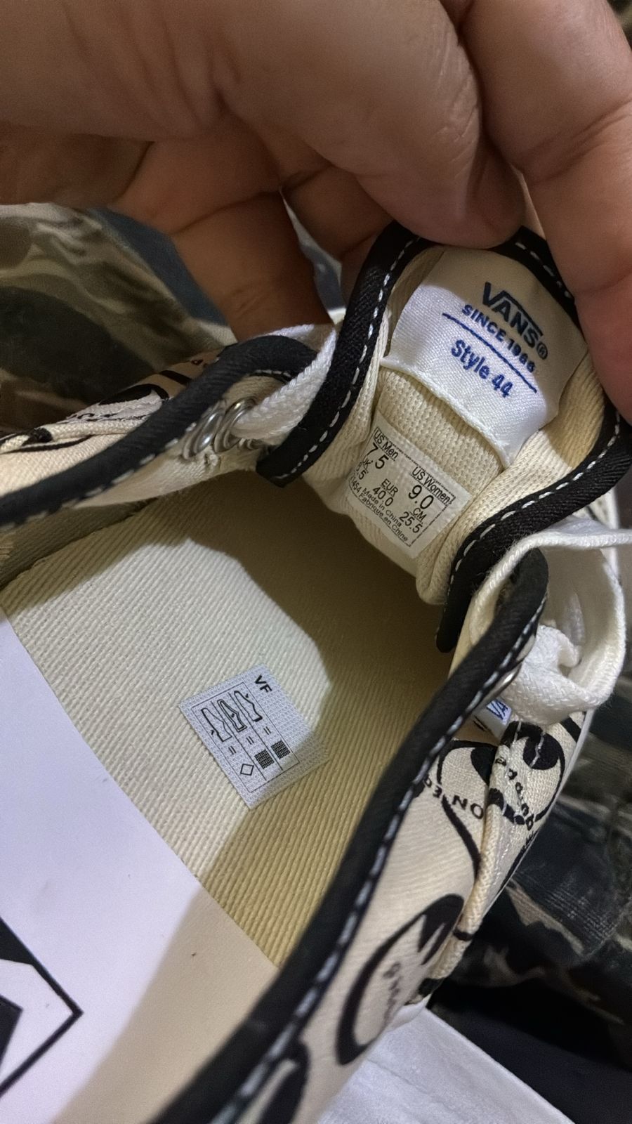 Vans Vans Authentic 44 DX Mooneyes Anaheim Factory White Size US 7.5 / EU 40-41 - 6 Thumbnail