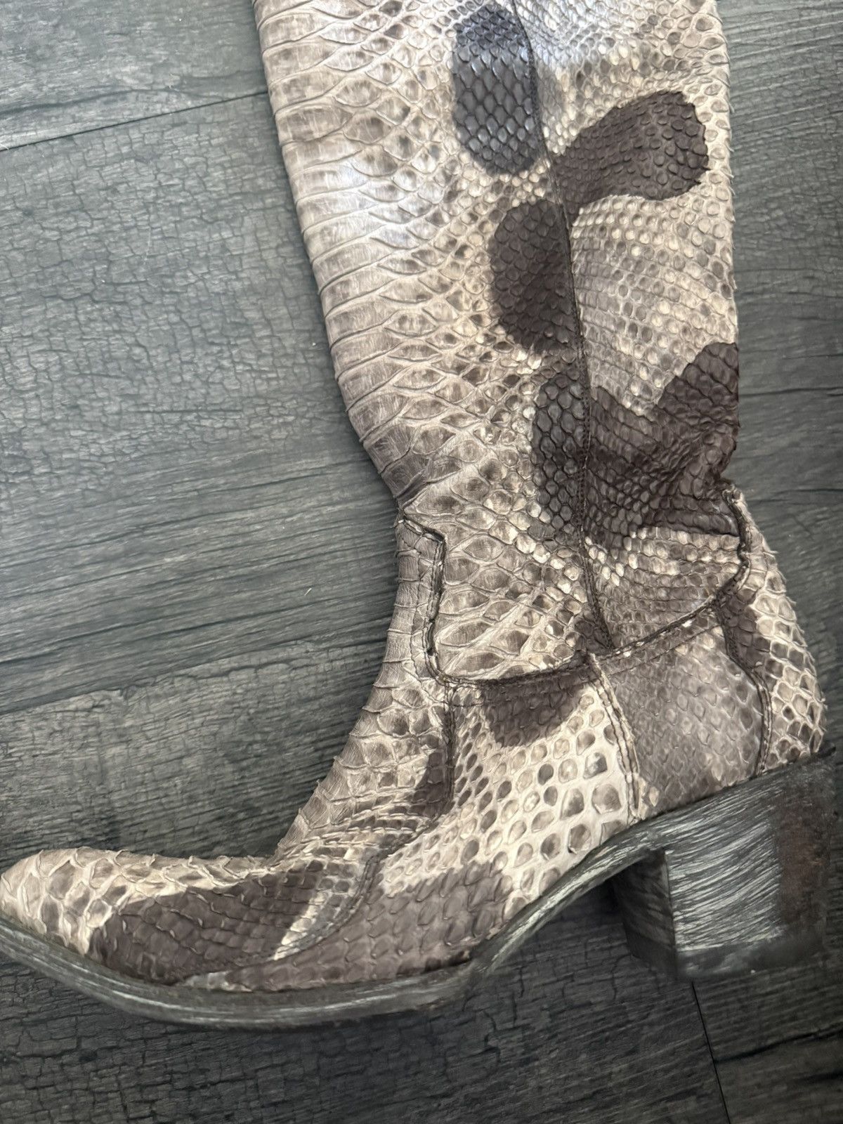 Old Gringo Old Gringo Python Snakeskin Crystal Boots Size US 8.5 / EU 41-42 - 4 Thumbnail