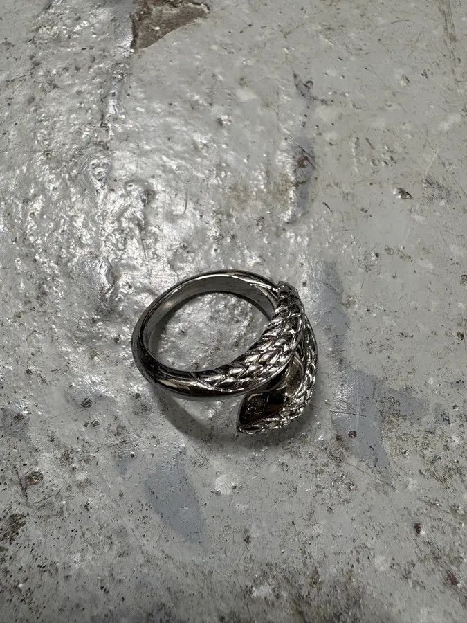 Just Cavalli Cavalli Snake Ornament Metal Ring Size ONE SIZE - 2 Thumbnail