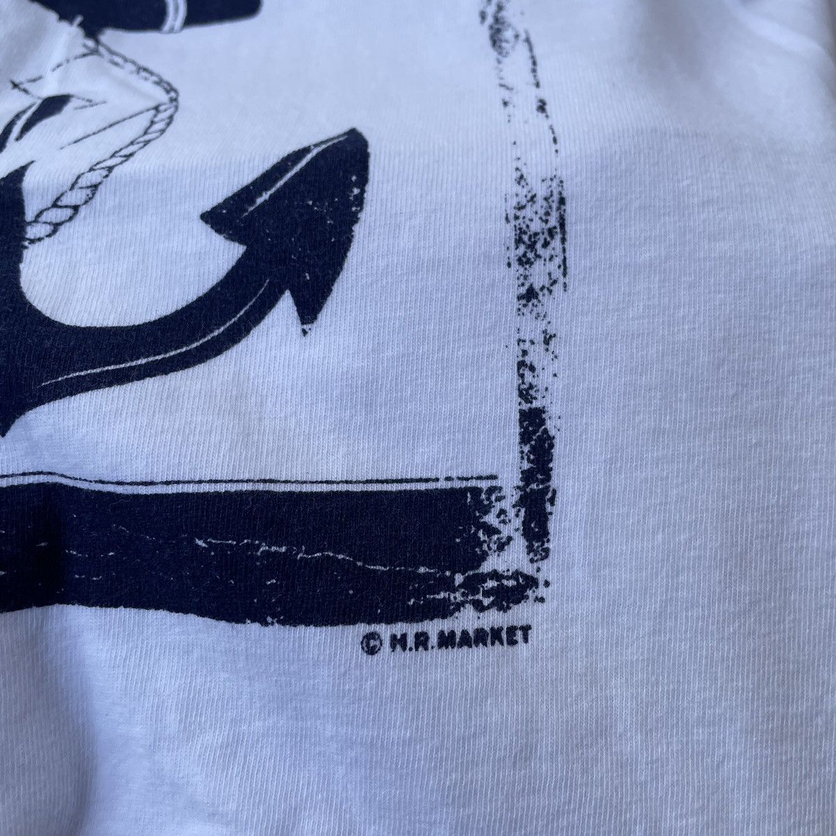 Blue Blue Japan × Japanese Brand × Vintage 🔥🇯🇵Blue Blue Japan HR Market Blue Marine Big Logo Tee Size US M / EU 48-50 / 2 - 5 Thumbnail