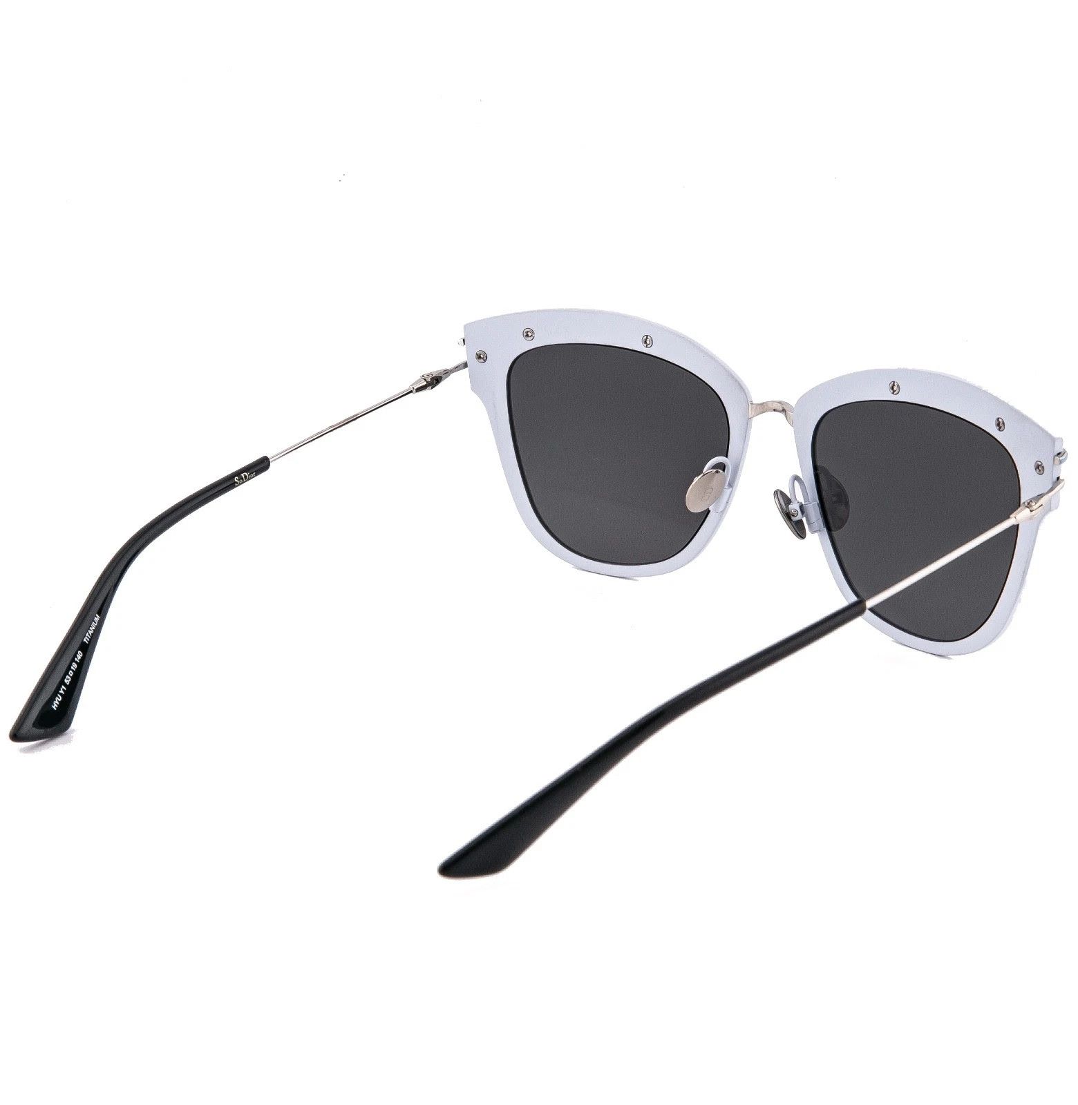 Christian Dior Monsieur CHRISTIAN DIOR SODIOR Silver Blue Metal Sunglasses So Dior Size ONE SIZE - 2 Thumbnail
