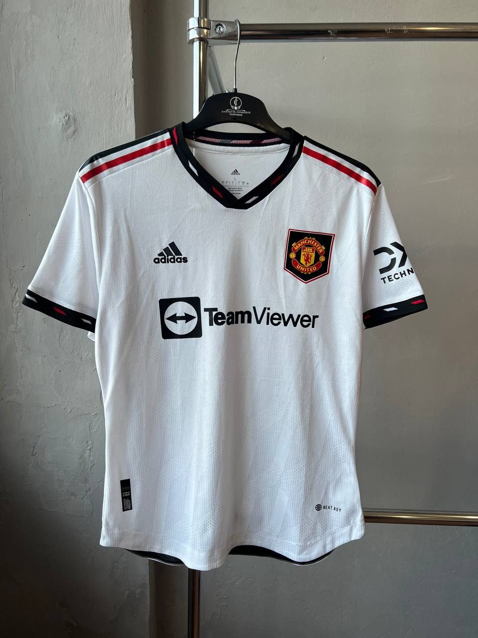Adidas 2022/23 MANCHESTER UNITED AWAY SOCCER JERSEY FOOTBALL SHIRT Size US L / EU 52-54 / 3 - 3 Thumbnail