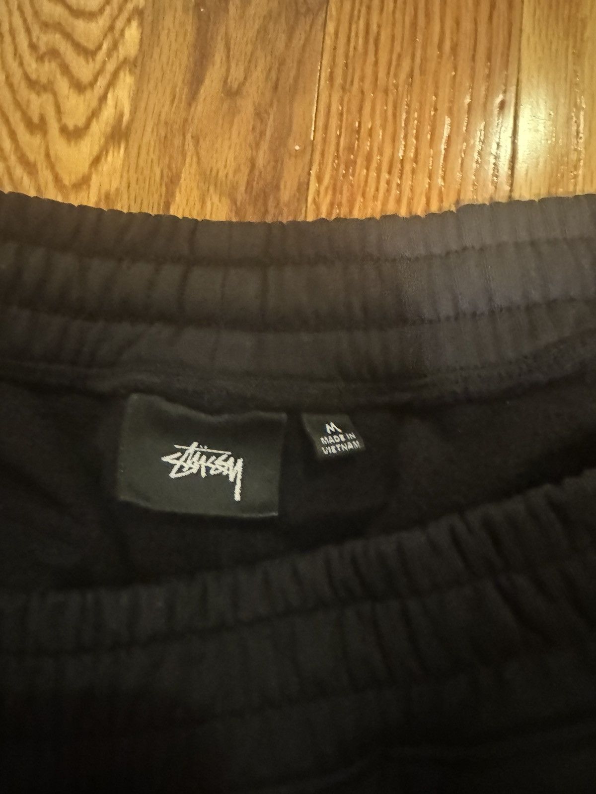 Stussy Stussy Cargo Sweatpants Fleece Black Sport Size US 33 - 4 Thumbnail