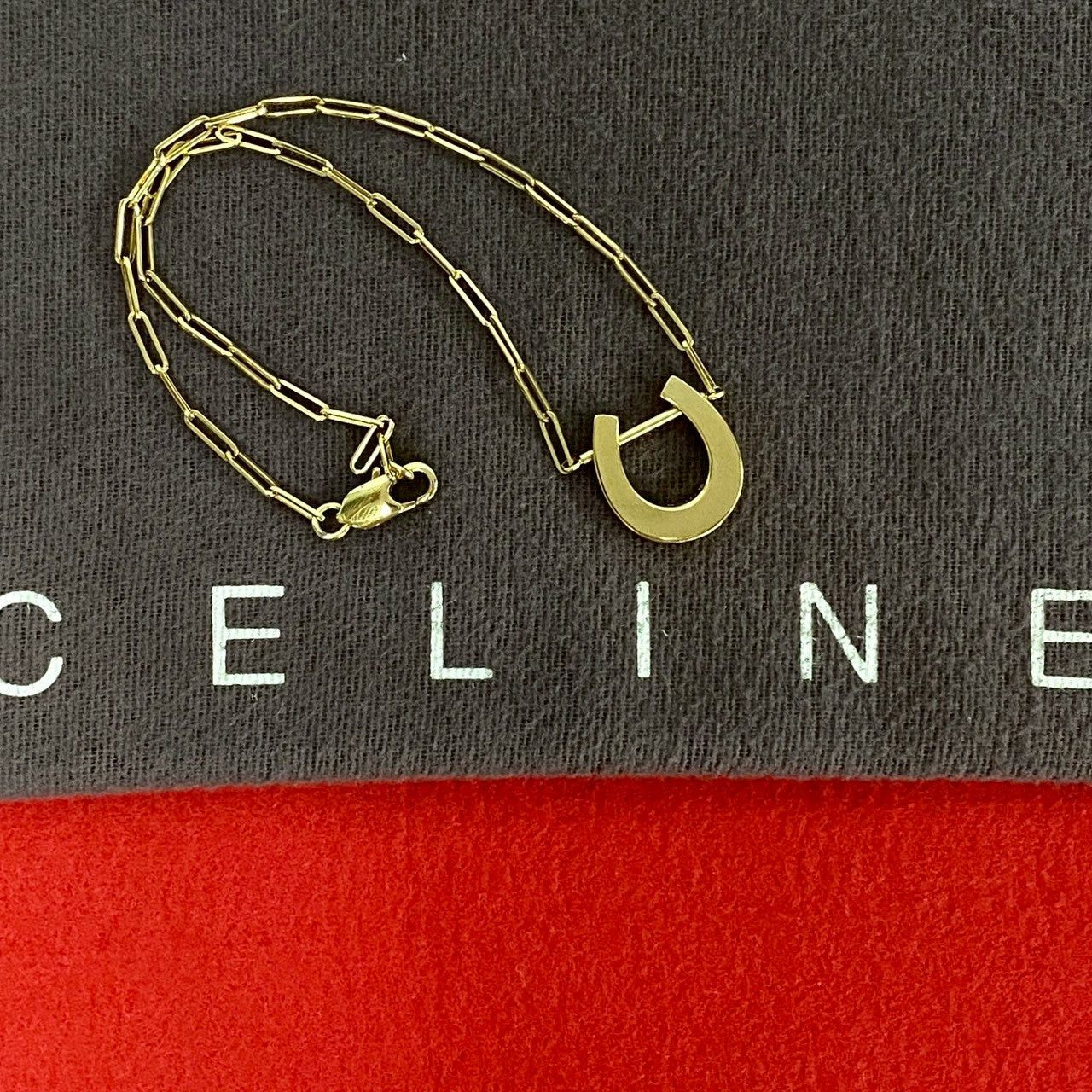 Celine Celine Necklace Gold Plated Size ONE SIZE - 1 Thumbnail