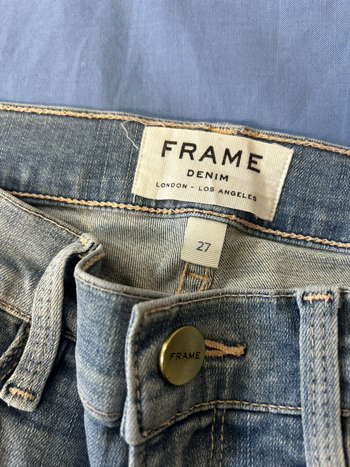 Frame frame le skinny de jeanne Size 27" / US 4 / IT 40 - 3 Thumbnail