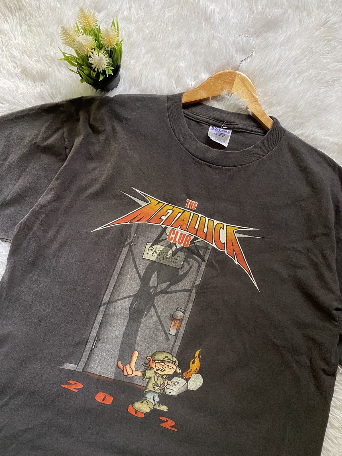 Band Tees × Vintage Vintage Metalicca Club Backstage Size US L / EU 52-54 / 3 - 2 Thumbnail