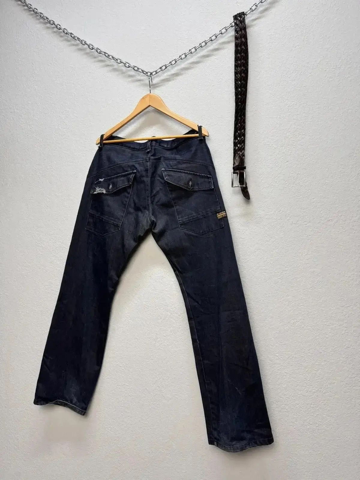 Vintage SALE💣💣 Vintage Junya Watanabe Style G Star raw Bondage Cargo Size US 34 / EU 50 - 8 Thumbnail
