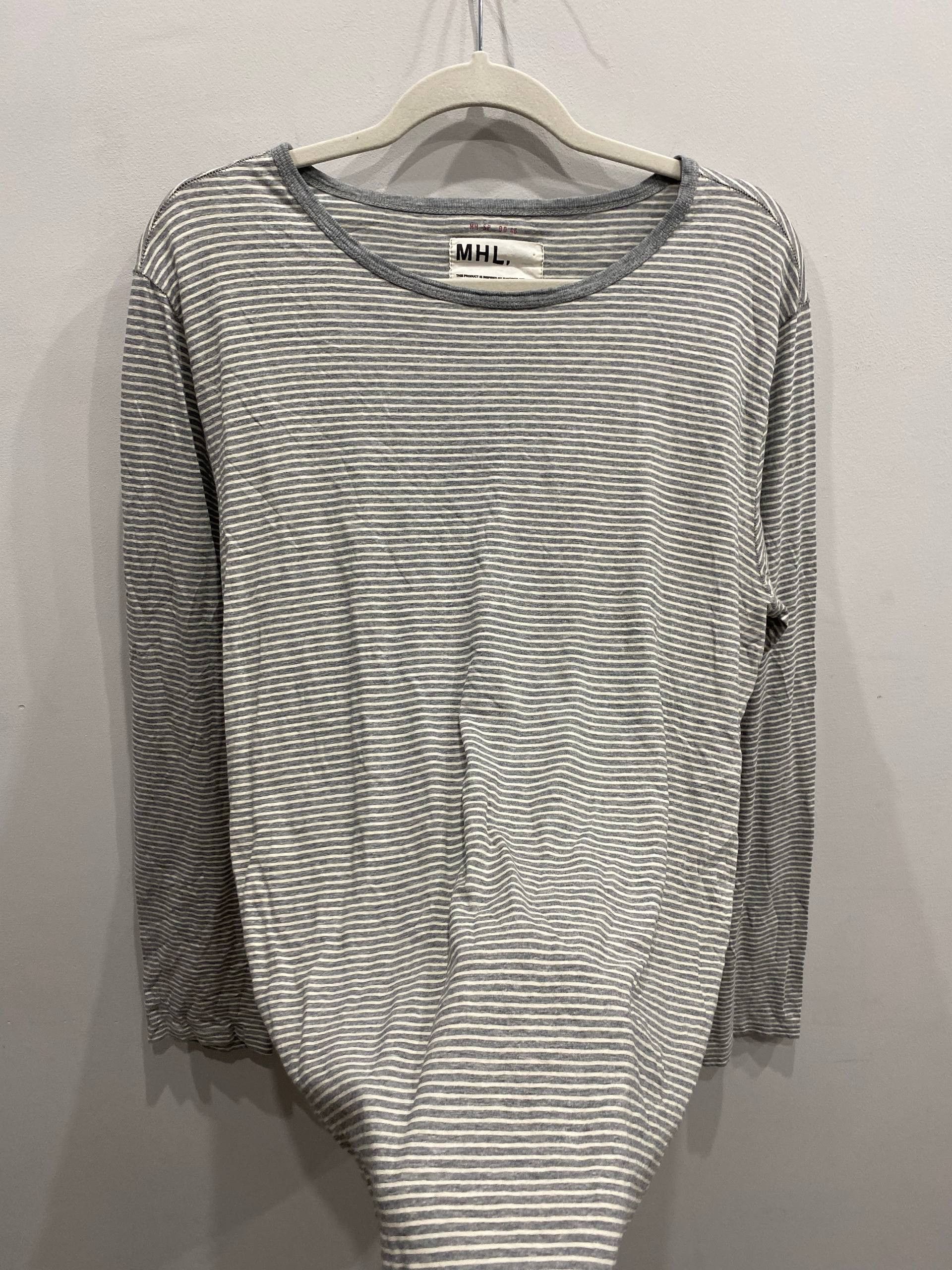 Margaret Howell Margaret Howell MHL Y2K Striped Long Sleeve T-Shirt Size M / US 6-8 / IT 42-44 - 2 Thumbnail