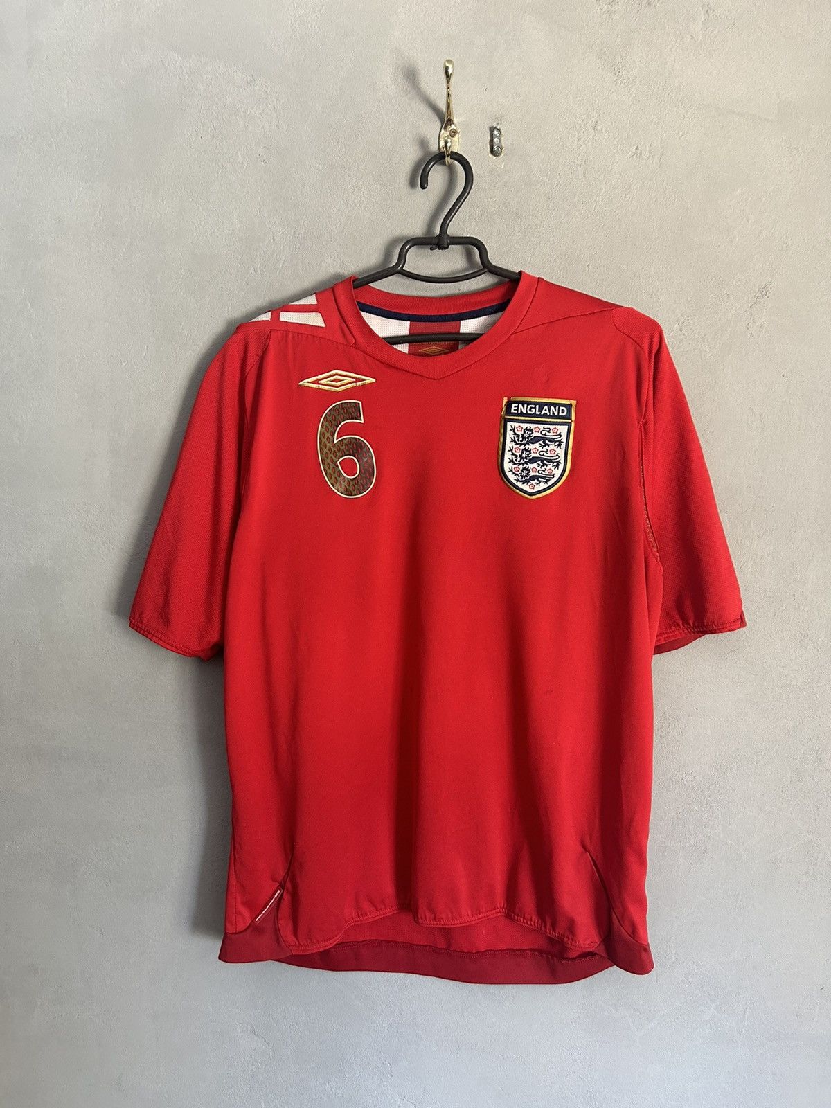 Umbro England terry jersey away 2006-08 Size US L / EU 52-54 / 3 - 6 Thumbnail