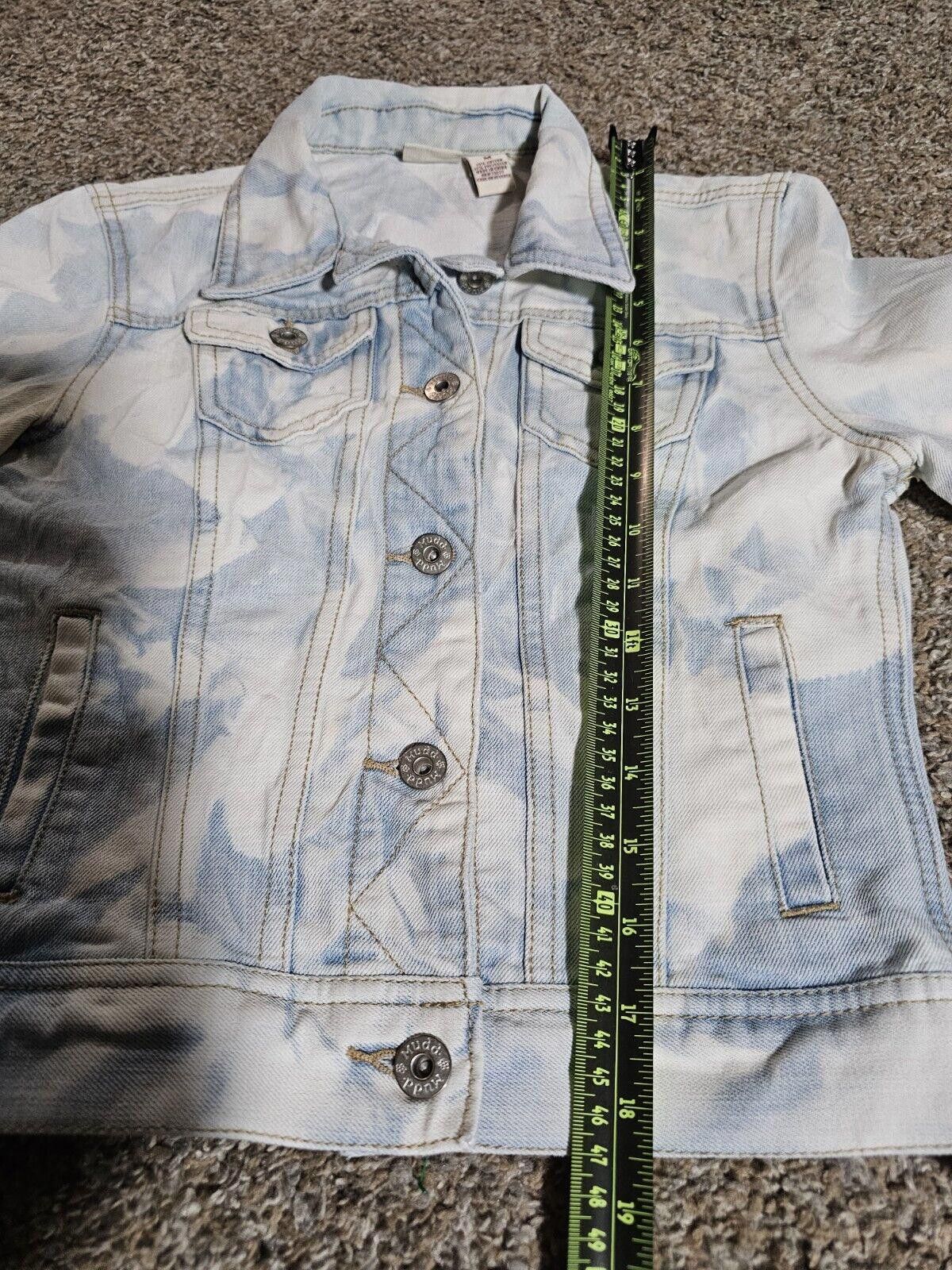 Steve Madden Mudd Womens Tie Dye Jean Jacket M Short Crop Size M / US 6-8 / IT 42-44 - 5 Thumbnail