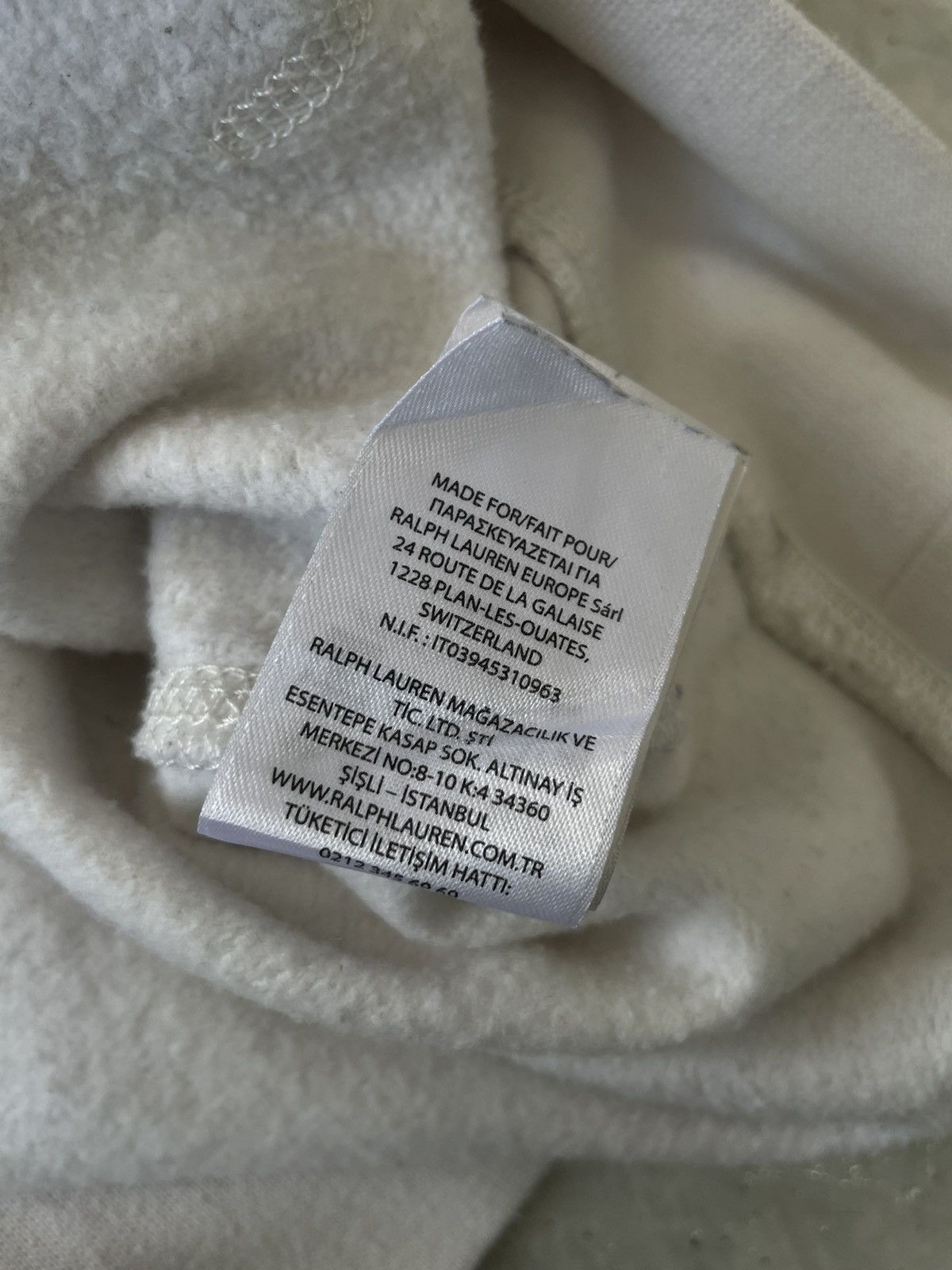Polo Ralph Lauren Polo Ralph lauren hoodie mens white long sleeve Size US M / EU 48-50 / 2 - 7 Thumbnail