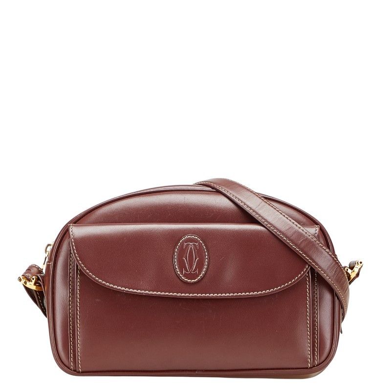 Cartier Cartier Cartier Must Line Leather Shoulder Bag Leather Crossbody Bag Size ONE SIZE - 1 Thumbnail