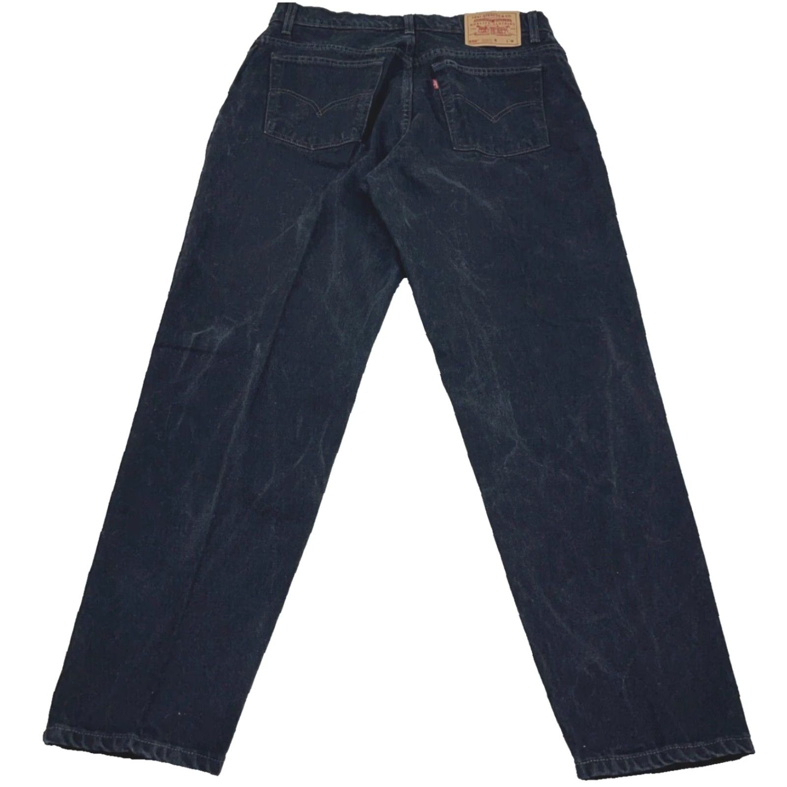 Levi's VINTAGE Levi's Jeans Women 16 Black Relaxed Fit 550 80s 90s USA Womens Size 38" / US 16 / IT 52 - 3 Thumbnail