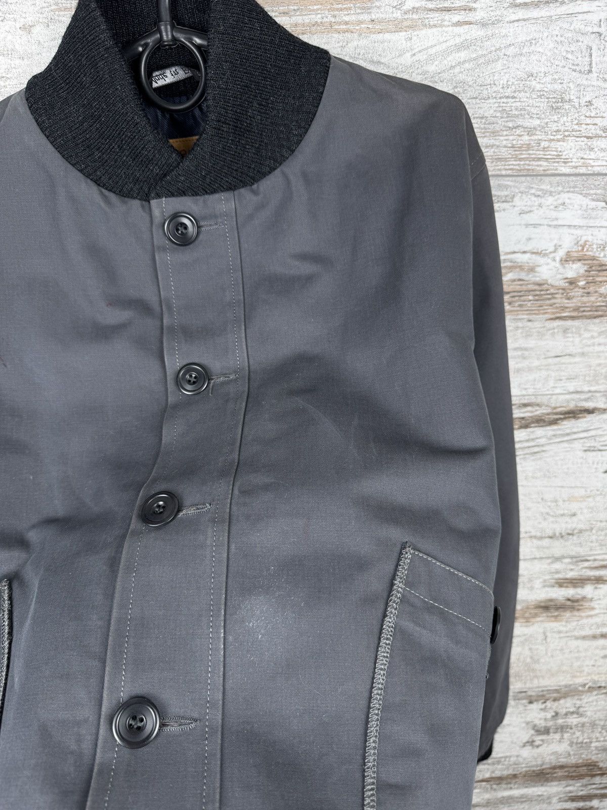 Albam Mens Vintage Albam bombers made in England jacket grey Size US S / EU 44-46 / 1 - 8 Thumbnail