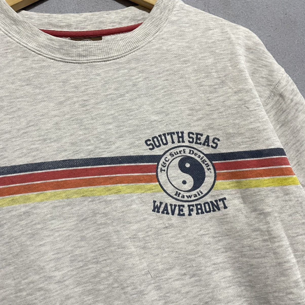 Vintage Vintage Y2K T&C Surf “South Seas Wave Front” Sweatshirt Size US M / EU 48-50 / 2 - 5 Thumbnail