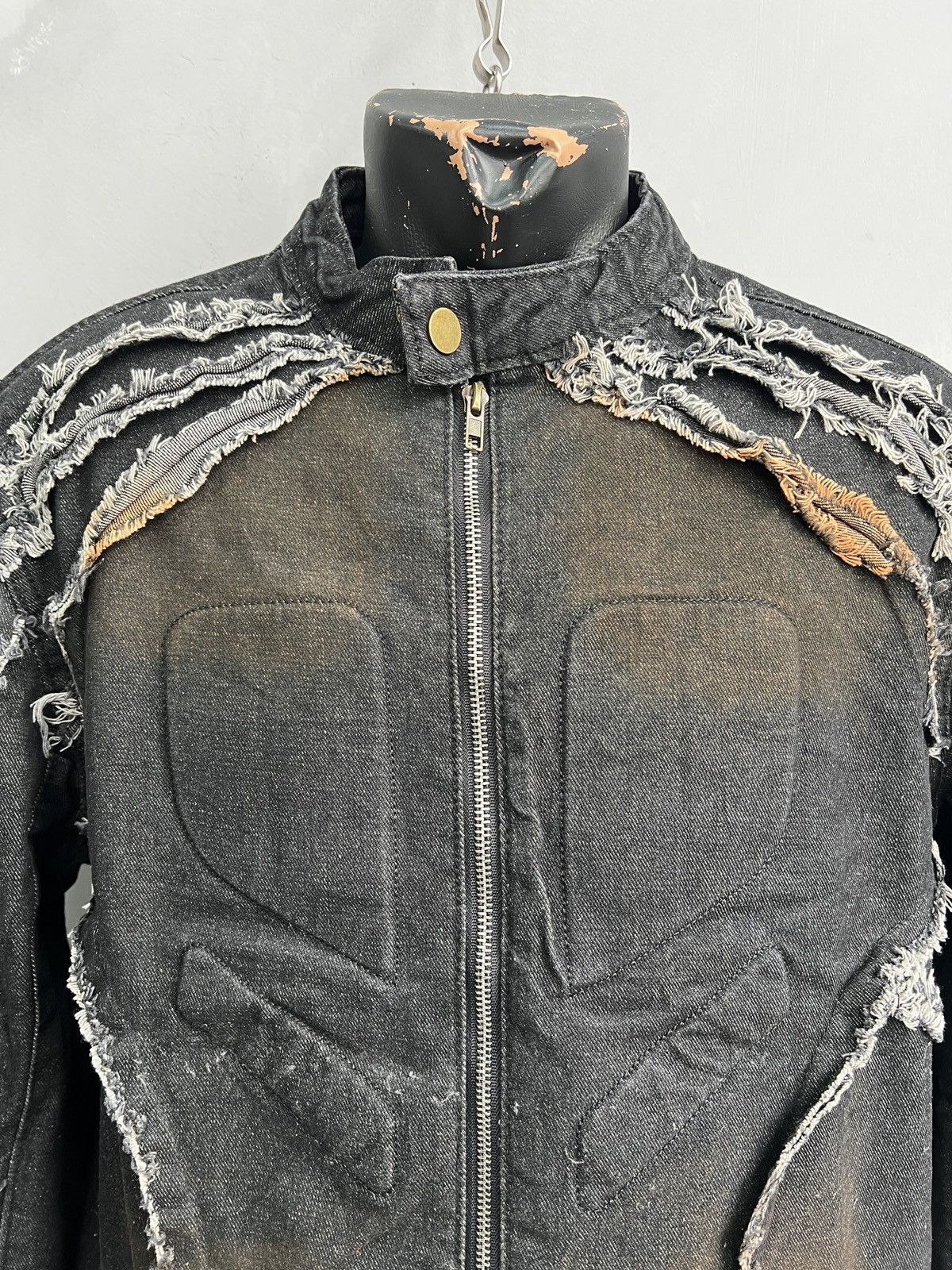 Diesel Rare washed distressed racing jacket kapital style y2k Size US M / EU 48-50 / 2 - 2 Thumbnail
