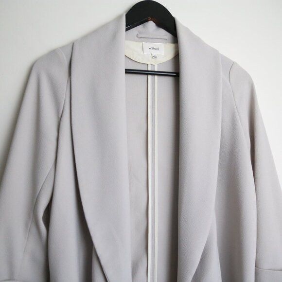 Aritzia Aritzia Wilfred Chevalier Open Front Blazer Light Taupe Size S / US 4 / IT 40 - 2 Thumbnail