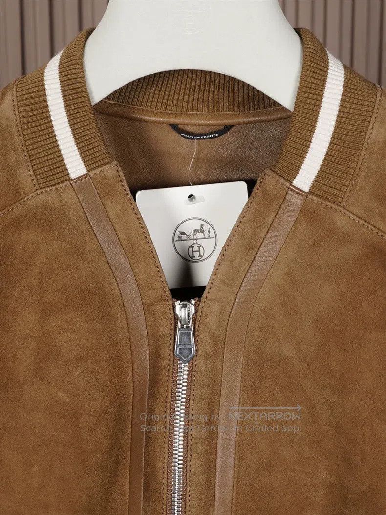 Hermes Hermes Autumn and Winter Caramel Color Baseball Leather Ja Size US M / EU 48-50 / 2 - 7 Thumbnail