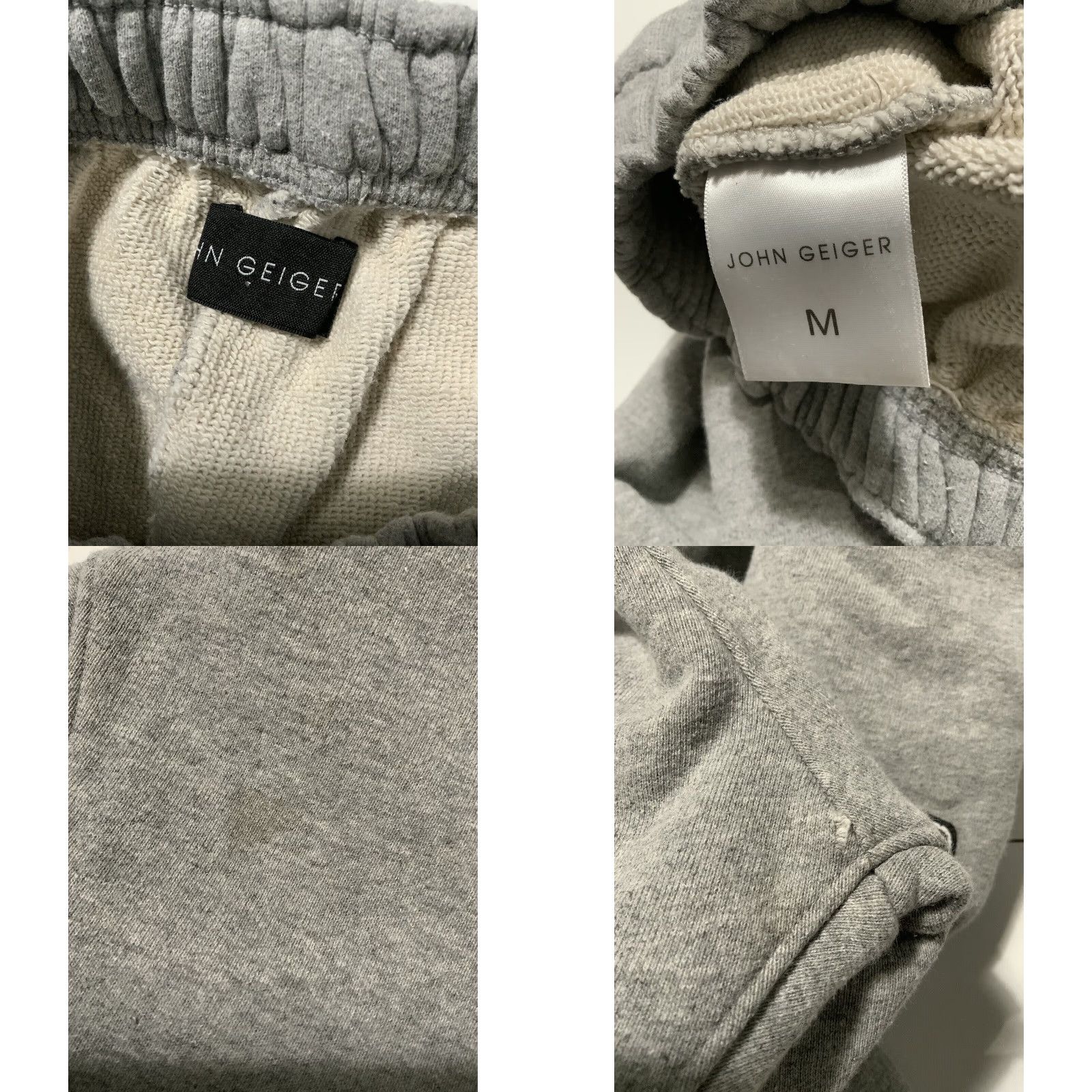 Vintage VINTAGE John Geiger Sweatpants Pants Mens 20oz French Terry 2020 Site Safety Heather Grey Jogger M Gray Size US 31 - 8 Thumbnail