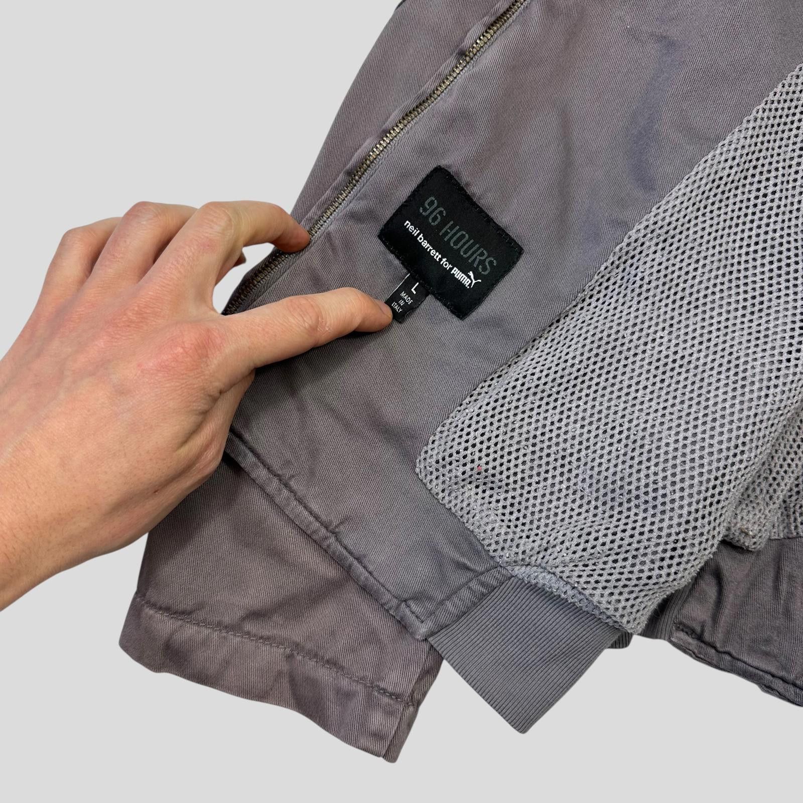 Neil Barrett Puma x Neil Barrett 96 Hours Dusty Purple Biker Jacket - S/M Size US M / EU 48-50 / 2 - 8 Thumbnail