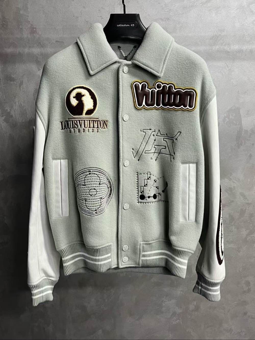 Louis Vuitton Louis Vuitton Eye Logo Varsity Jacket Size 50 Size US M / EU 48-50 / 2 - 1 Thumbnail
