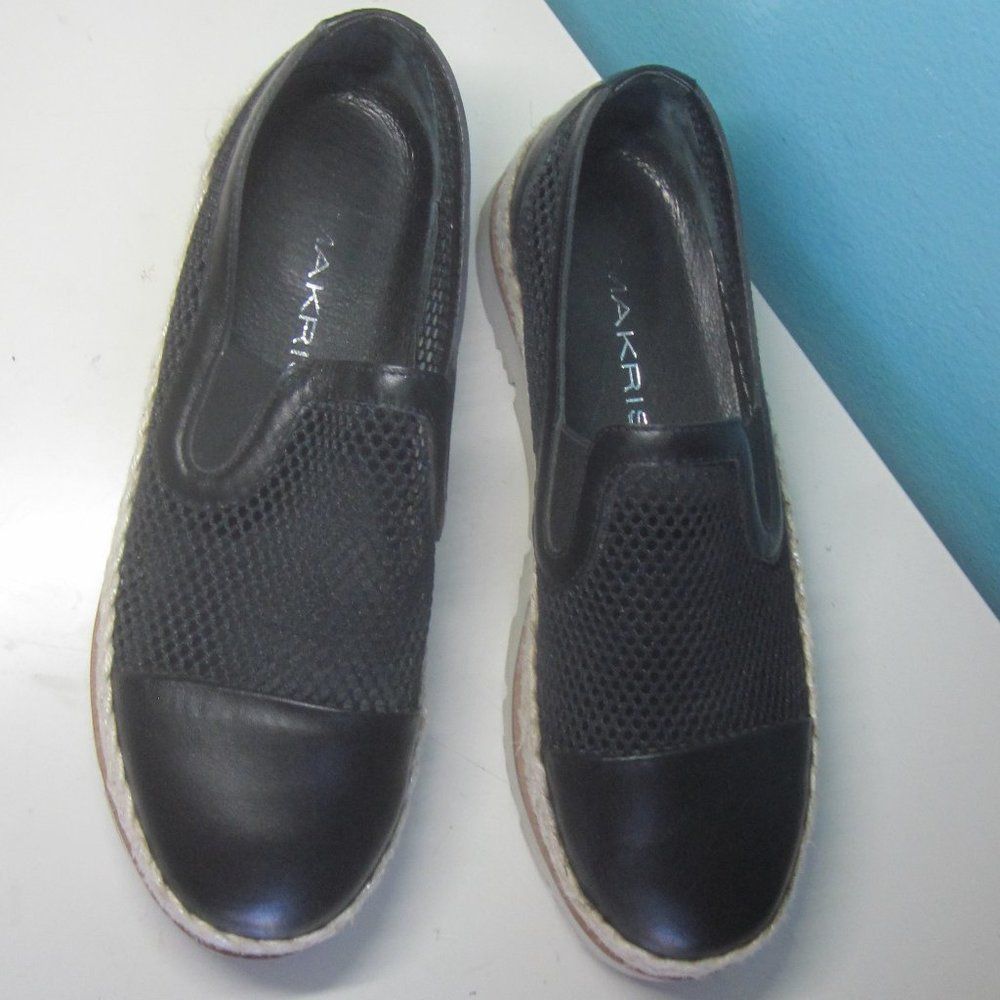 Akris Makris Womens Slip Ons Size 8 / 38.5 Size US 8 / IT 38 - 9 Thumbnail