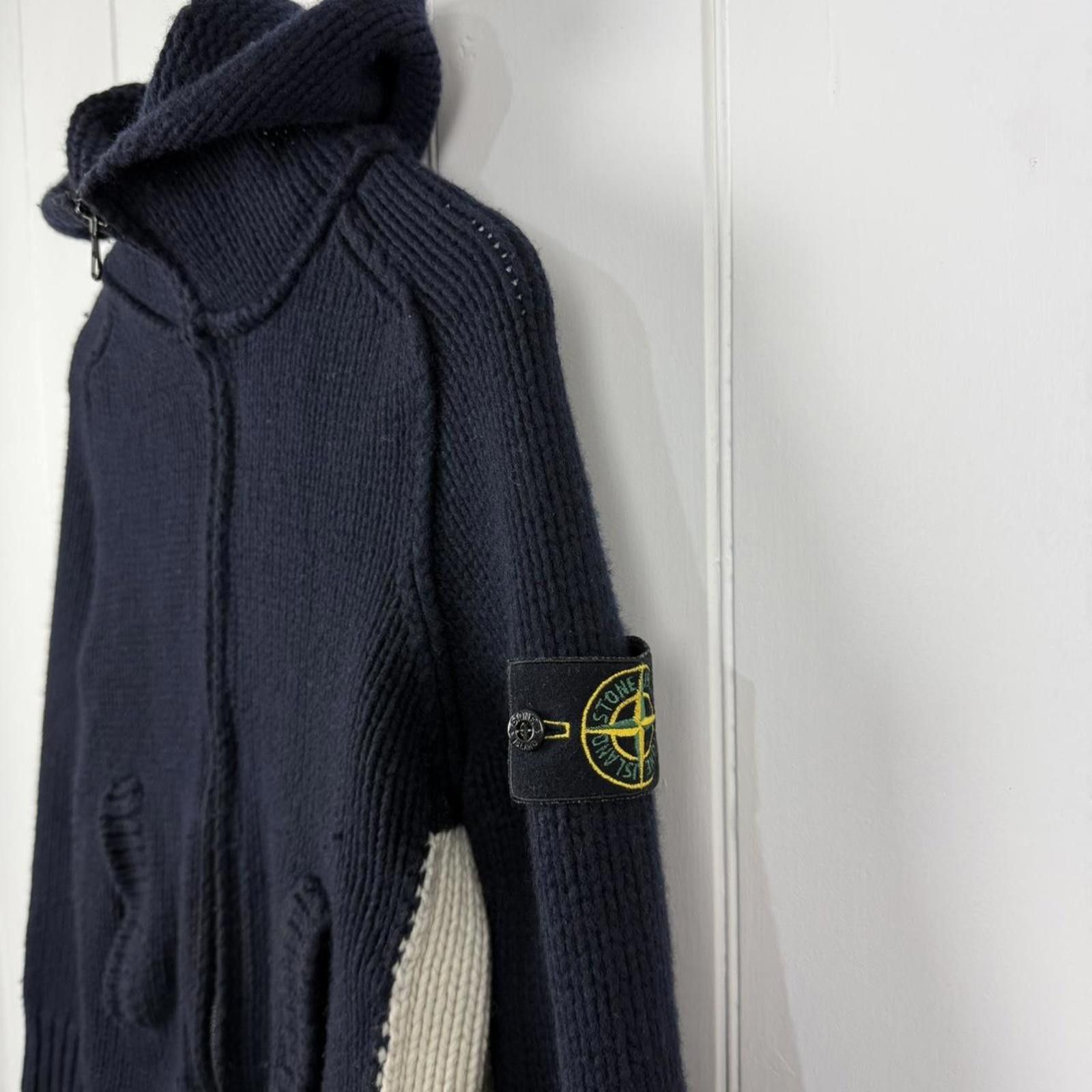 Stone Island Stone Island Knit Hoodie Size S / US 4 / IT 40 - 3 Thumbnail