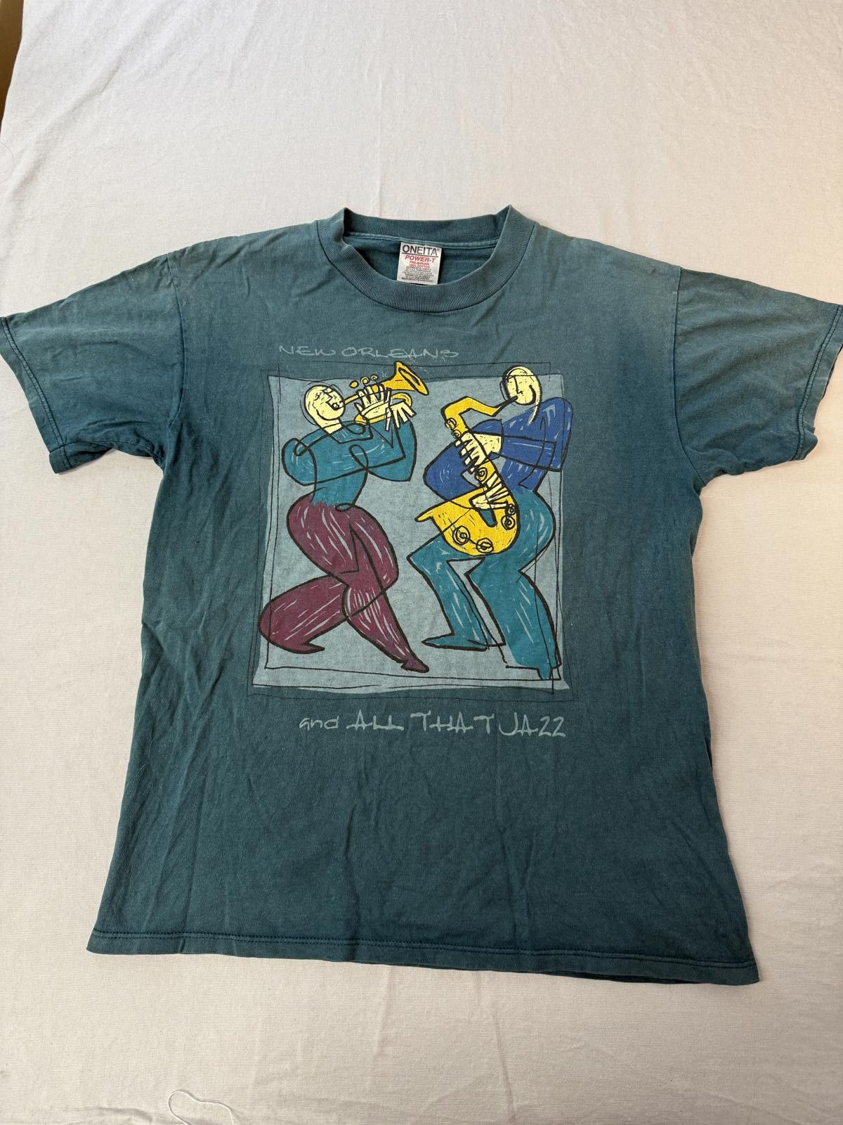 Other Faded New Orleans Jazz T-shirt and All That Jazz Cubism - M Size US M / EU 48-50 / 2 - 1 Thumbnail